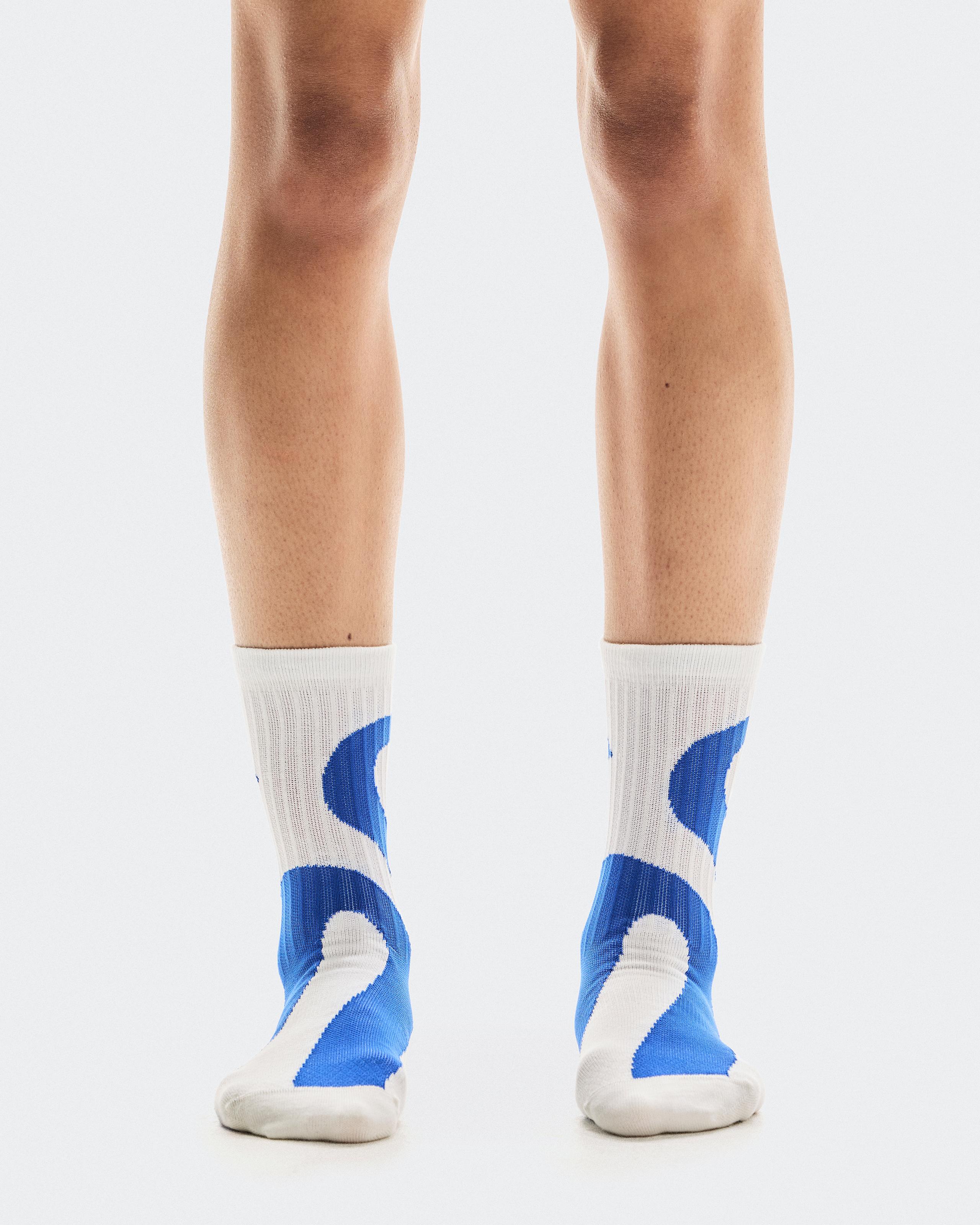 Liquid Logo Sock High 2P Ivory | Flame