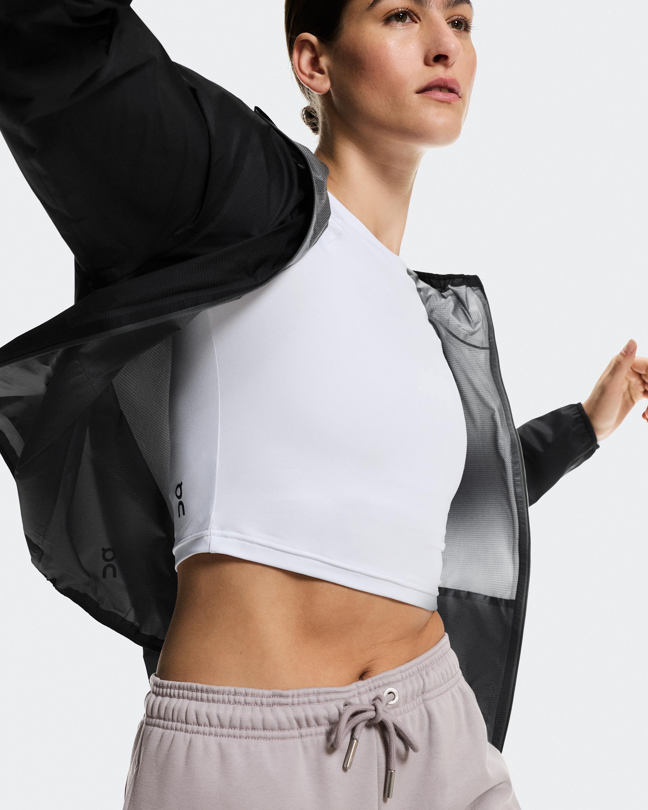 Женская куртка On Explore Lightweight Waterproof Jacket, Black — фото 7