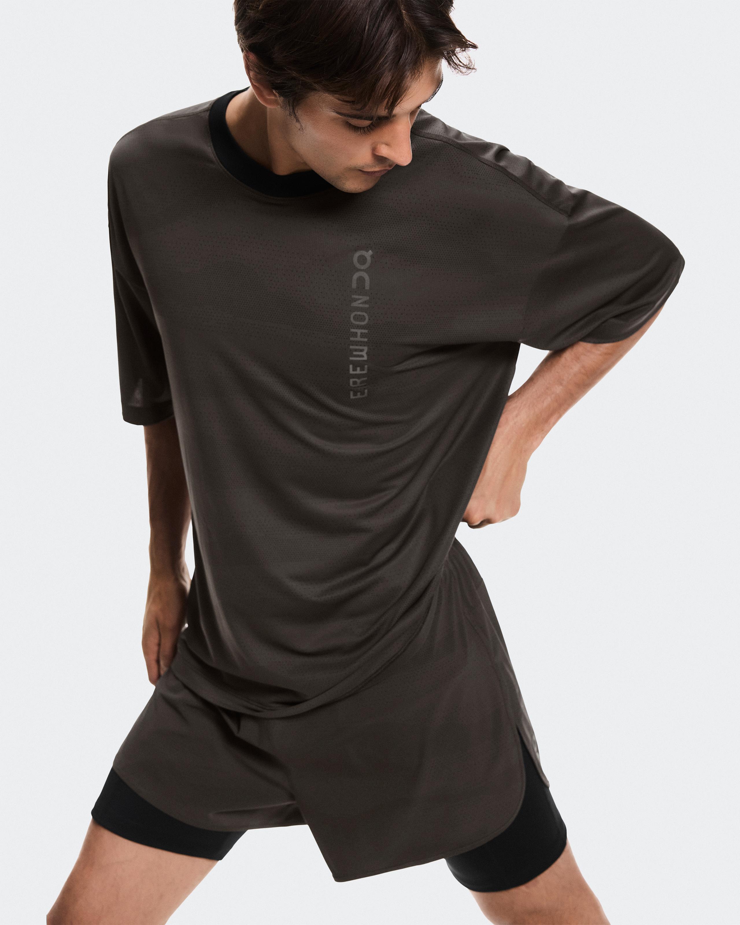 Мужская футболка On Performance-T Erewhon, Espresso / Black — фото 6