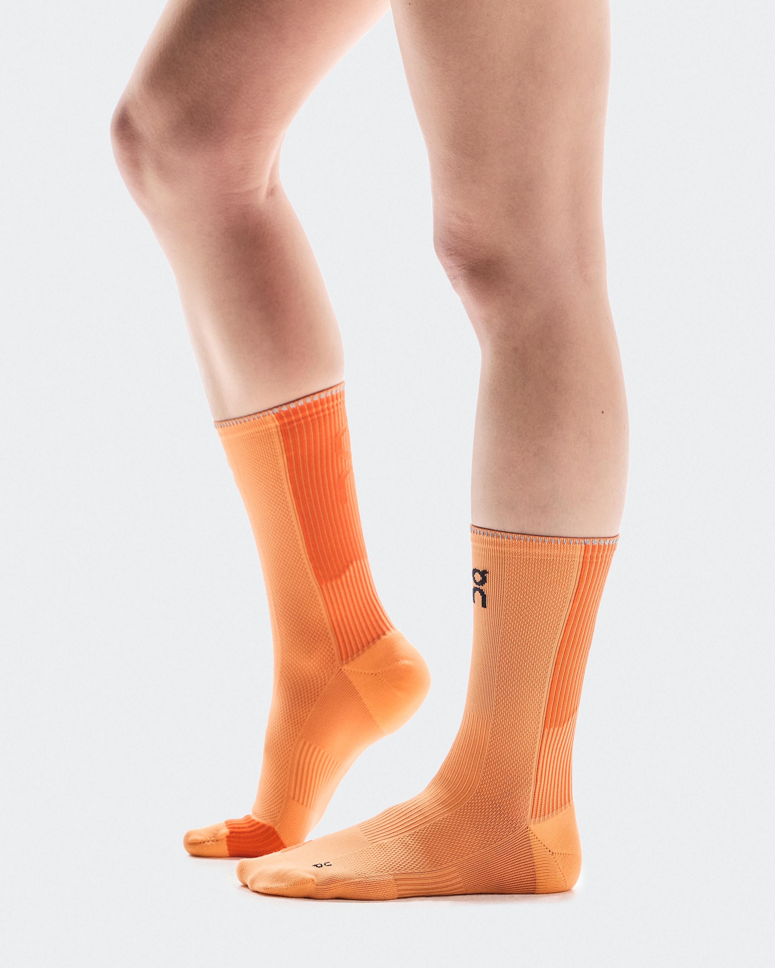 Носки Performance Run Sock High, Tangerine / Flame — фото 2