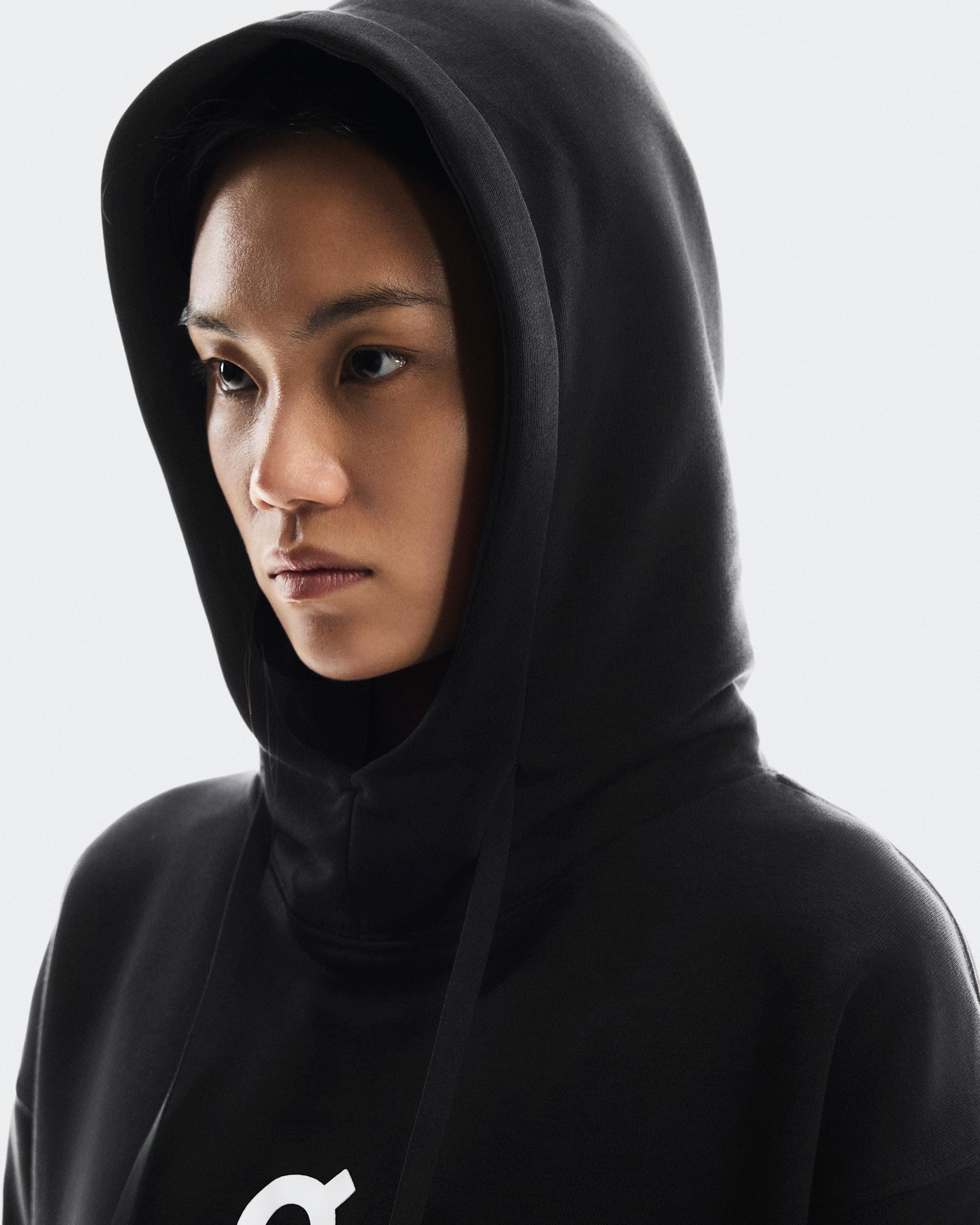 Женская худи On Club Hoodie Tennis, Black — фото 4
