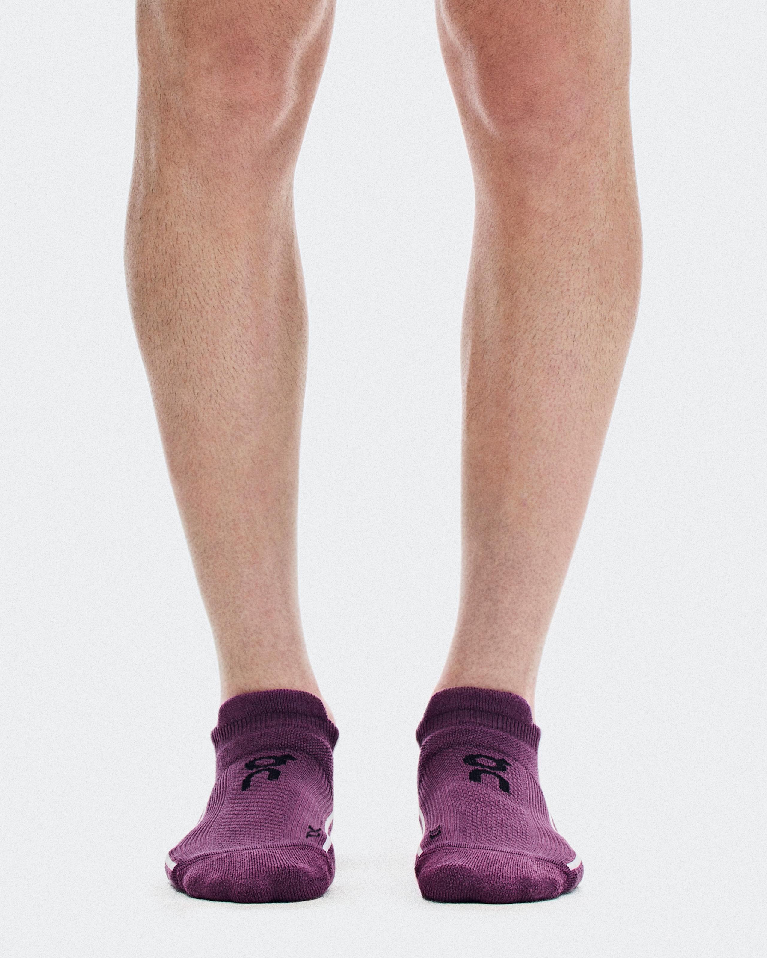 Court Sock Low Cassis | White