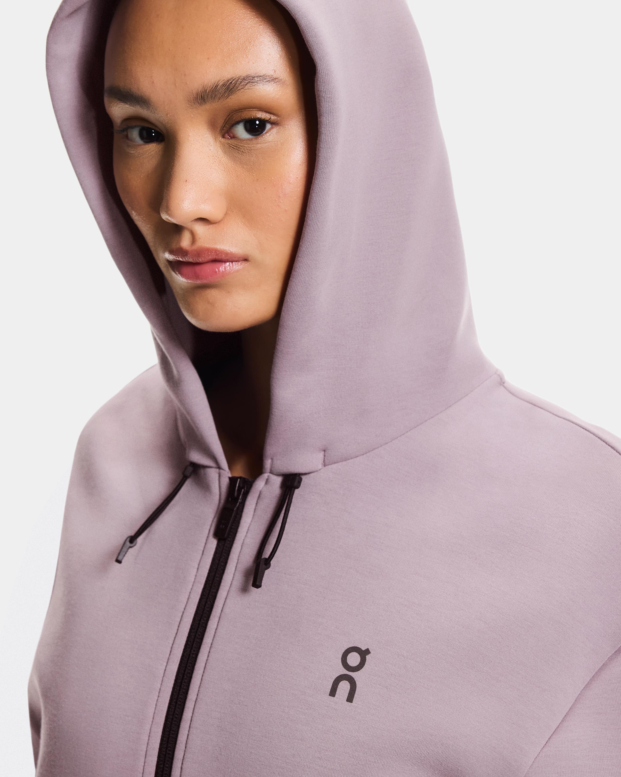 Женская худи On Focus Tech Zip Hoodie, Heron — фото 5