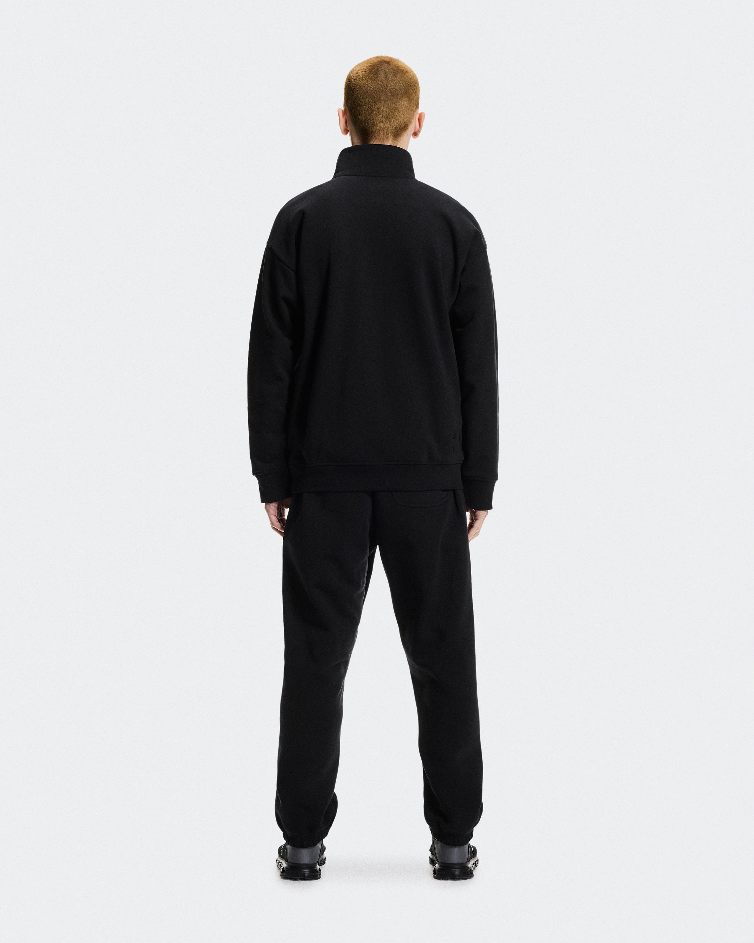 Мужская кофта на молнии On Club Collective 1/4 Zip, Black — фото 2