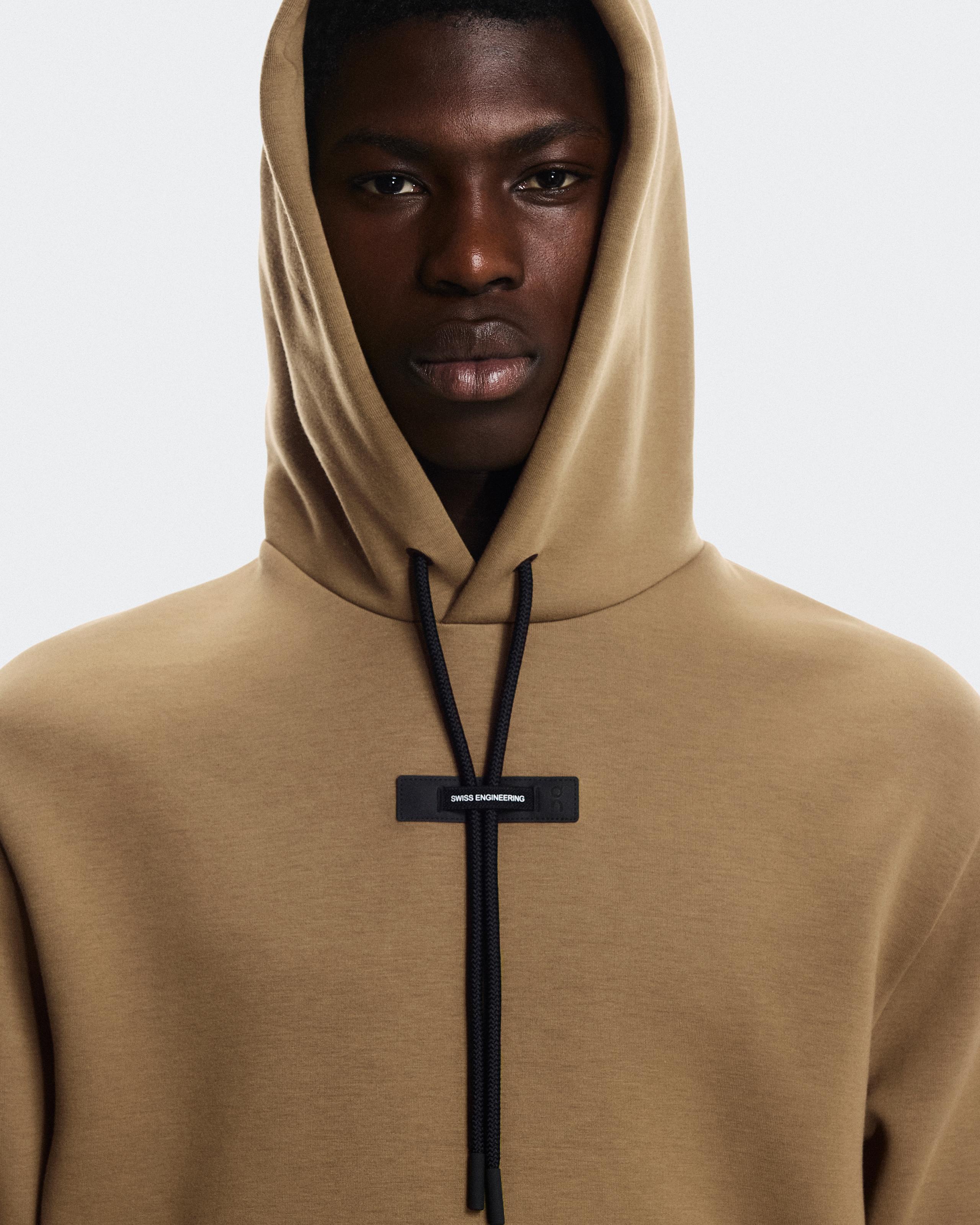 Мужское худи On Focus Tech Hoodie, Nutmeg — фото 6