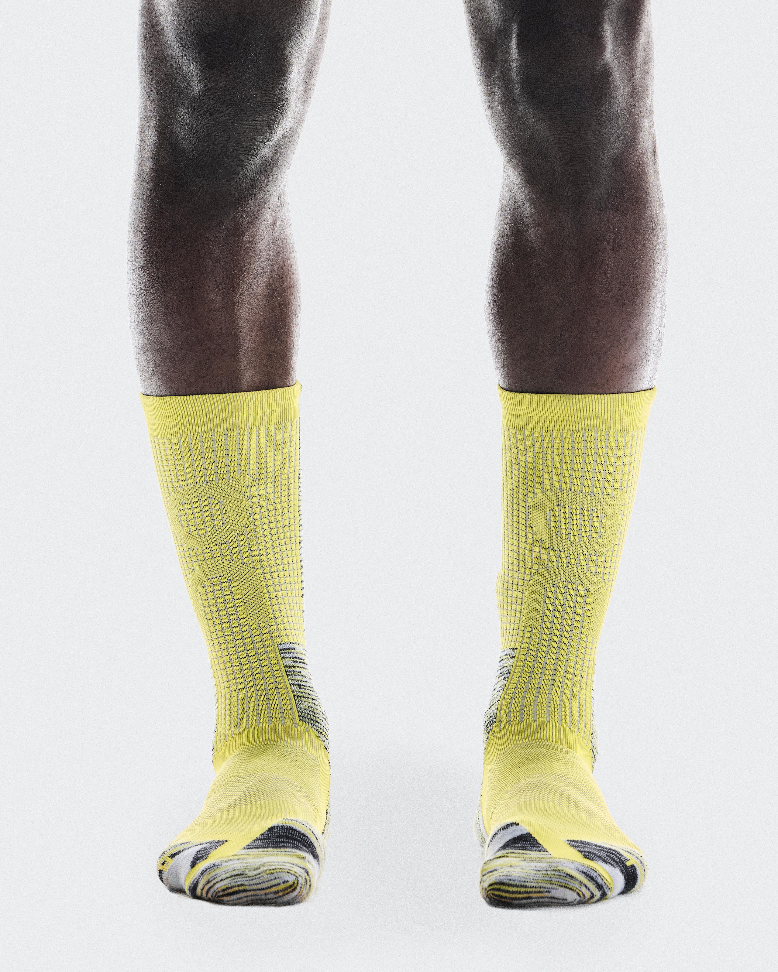 Explorer Merino Sock Lime | Glacier