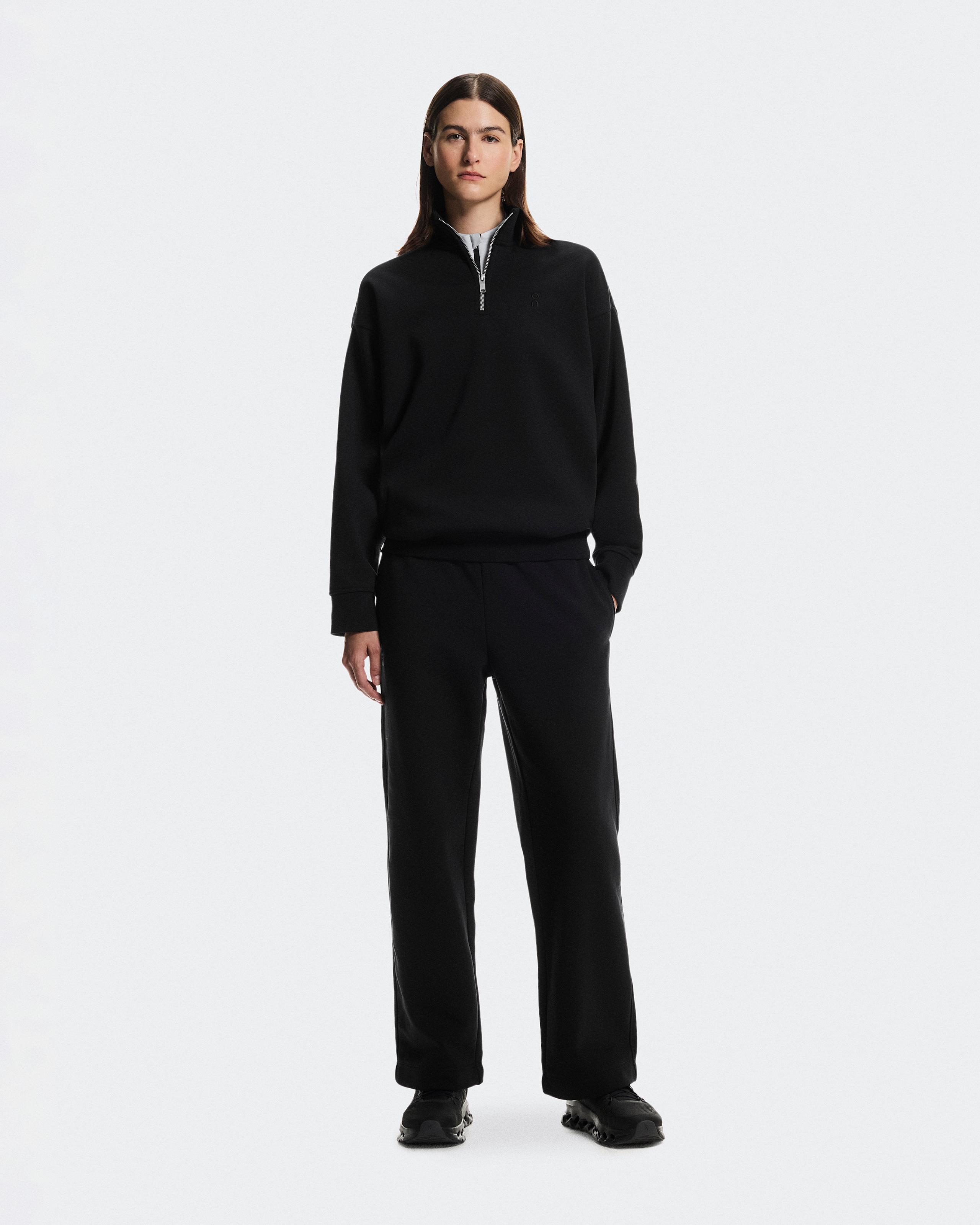 Club Collective 1/4 Zip Black