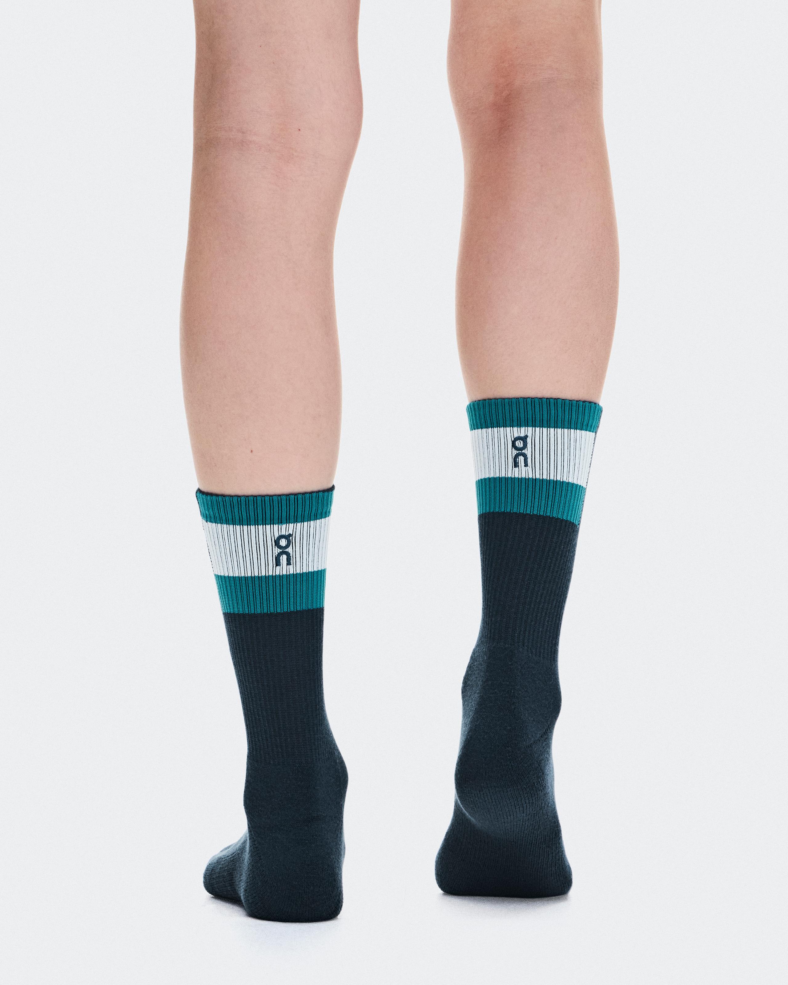 Носки Courtside Sock High 2P слоновая кость/тёмно-синий — фото 3
