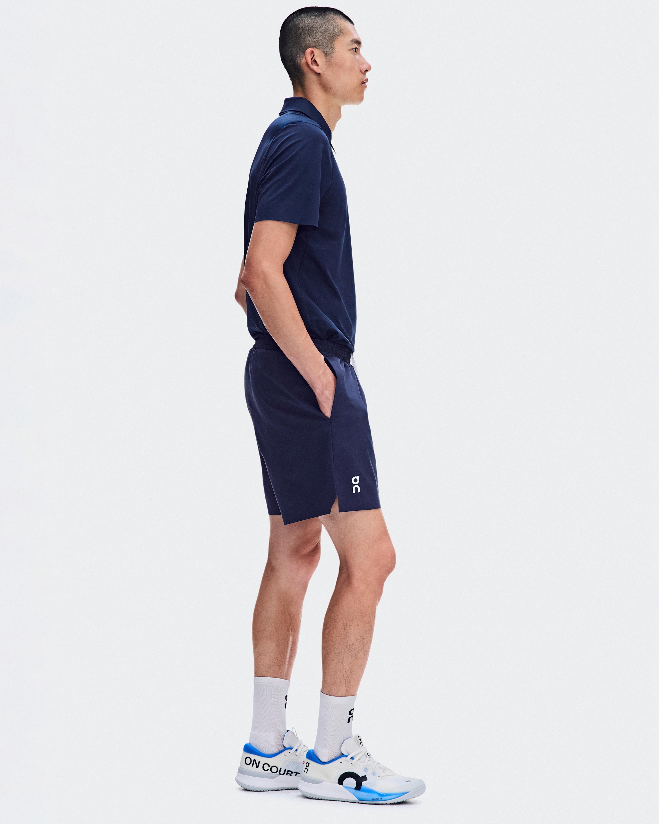Мужские теннисные шорты On 5" Court Shorts, Inkwell — фото 5