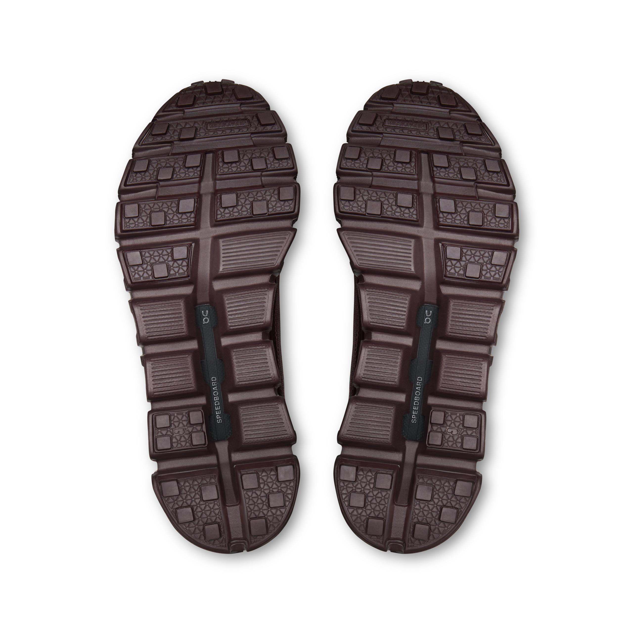 Женские кроссовки On Cloud 6 Geo Waterproof, Black / Tyrian — фото 3