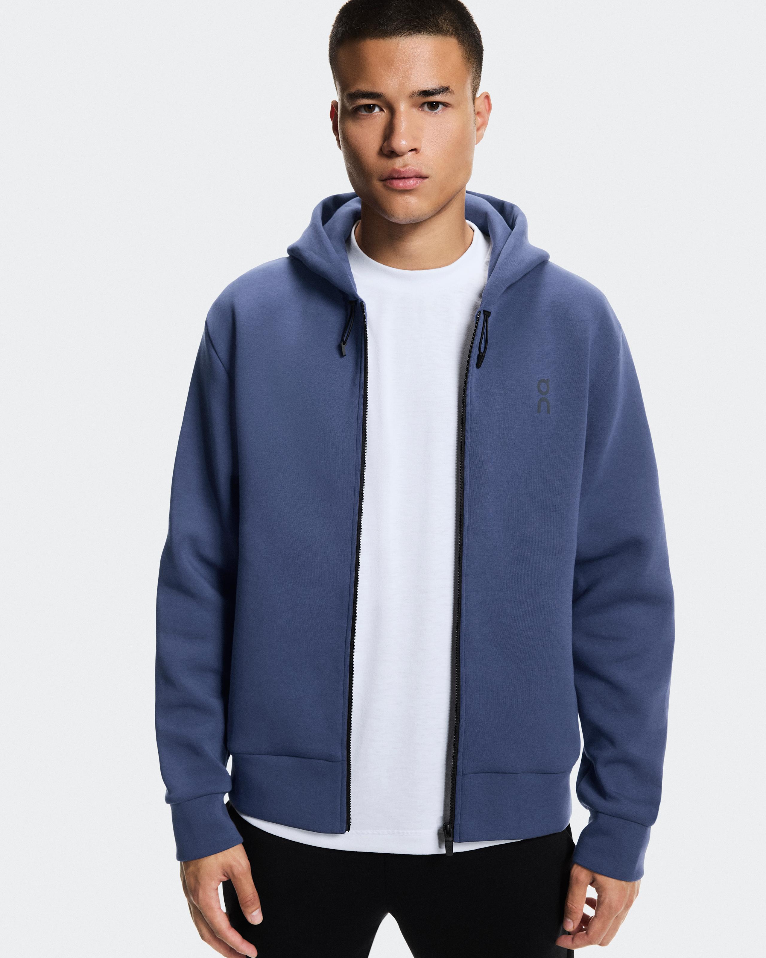 Мужское худи на молнии On Focus Tech Zip Hoodie, Acai — фото 8