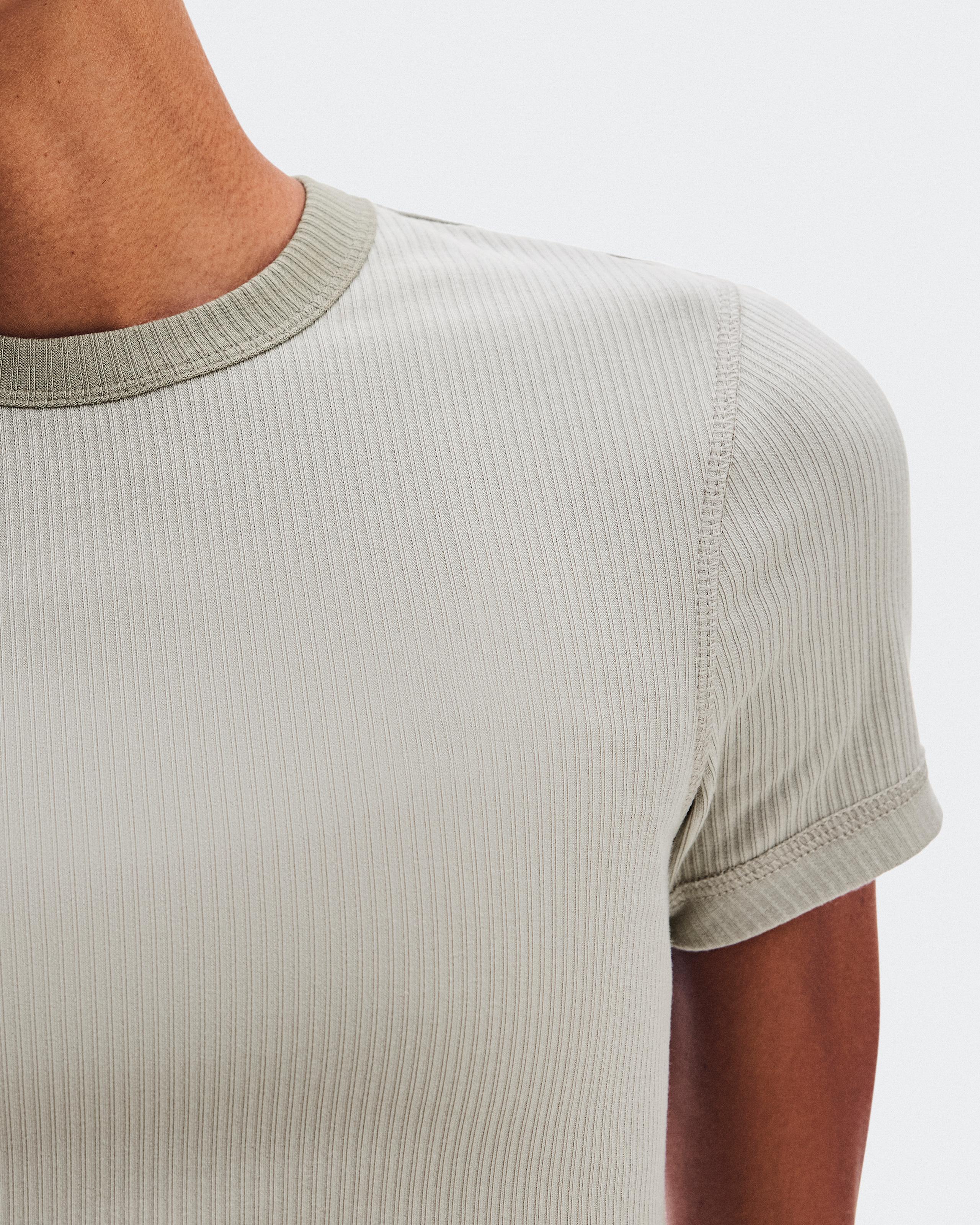 Женская футболка On All-Day Ribbed T-Shirt, Brume — фото 6