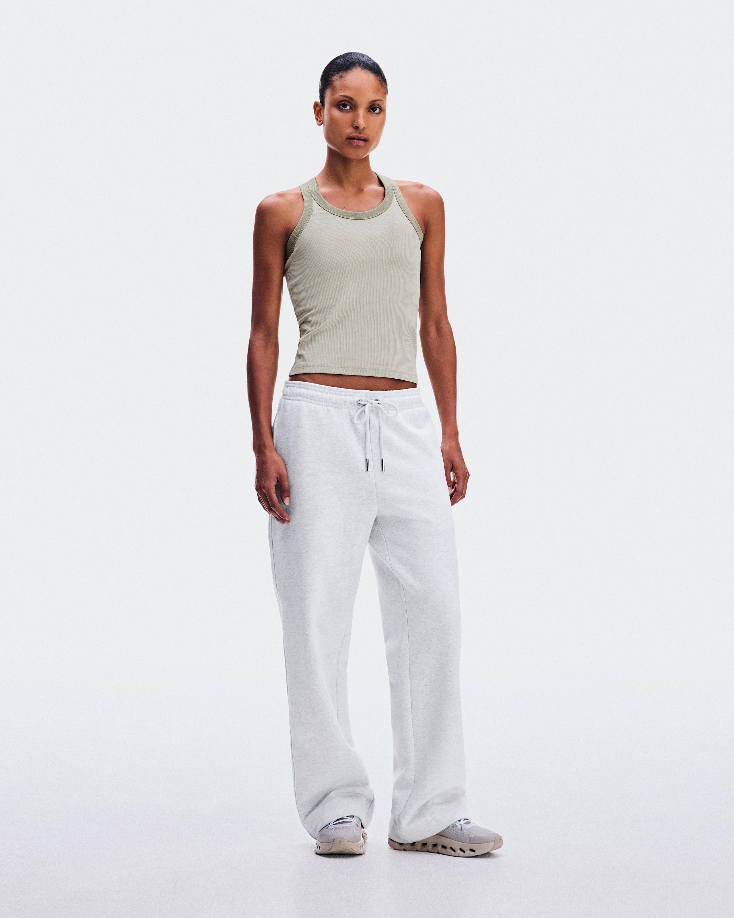 All-Day Ribbed Tank Brume