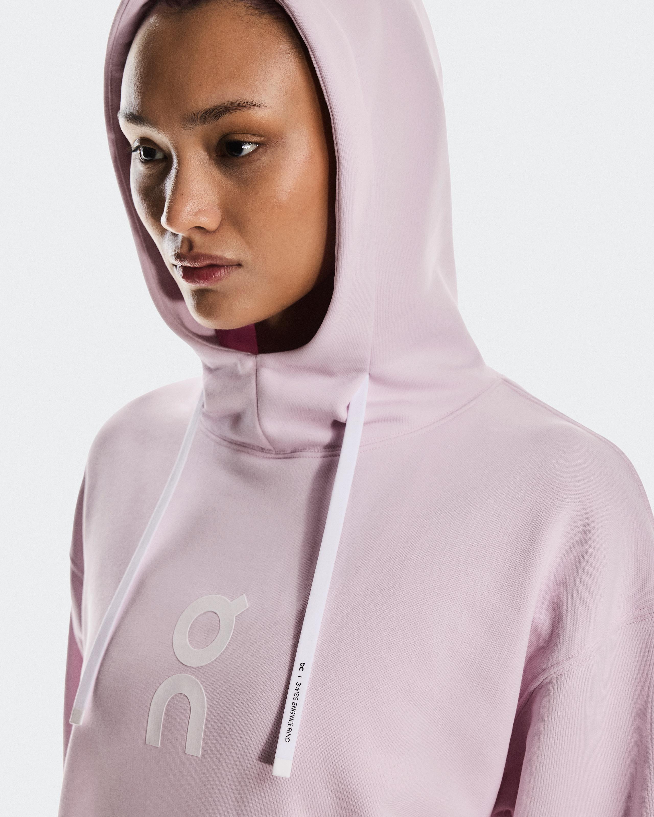 Женская толстовка On Club Hoodie, сиренево-розовая — фото 4