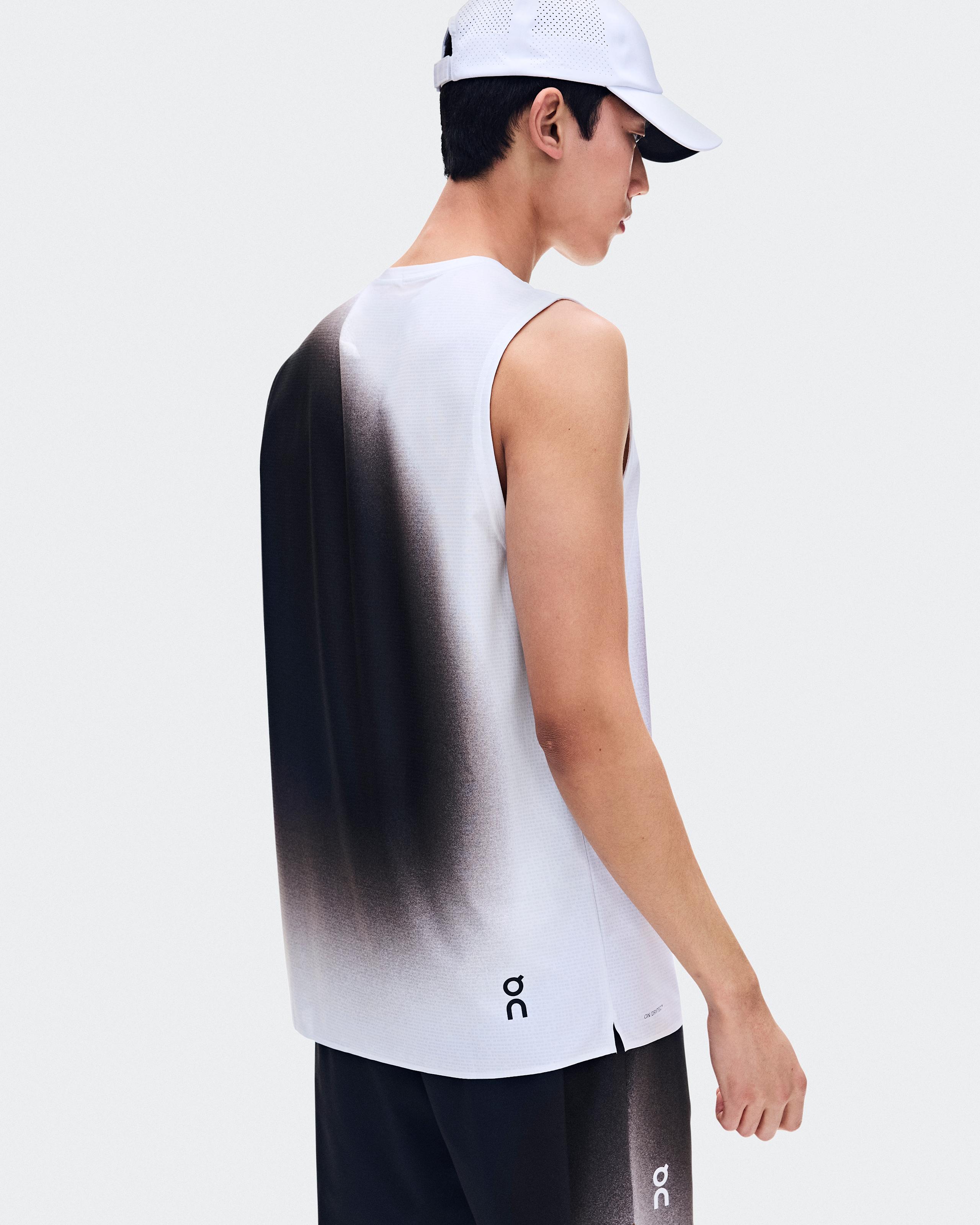 Майка On Court Tank Swing, White / Mulberry — фото 5