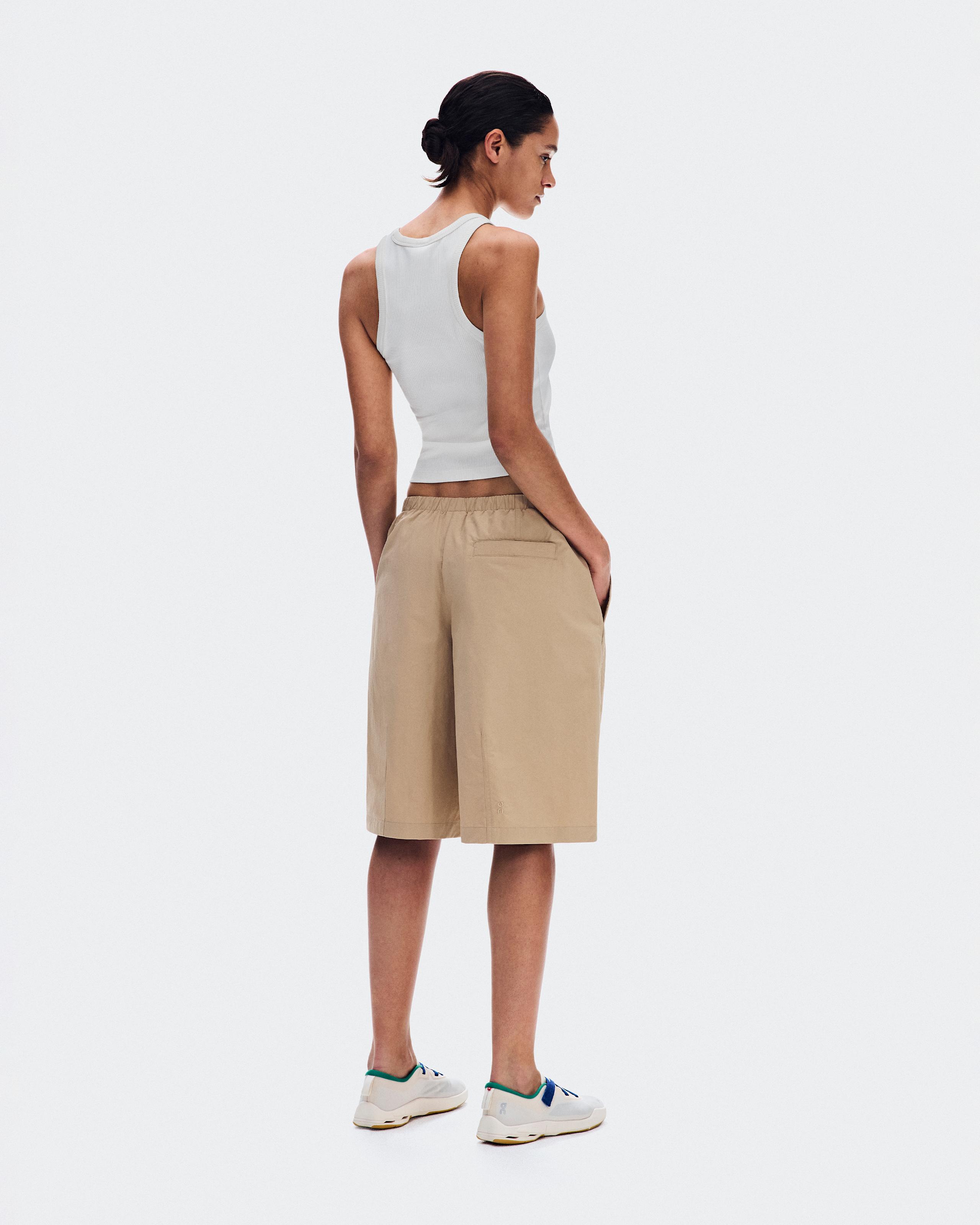 Шорты женские On Bermuda Shorts (бежевый) — фото 4
