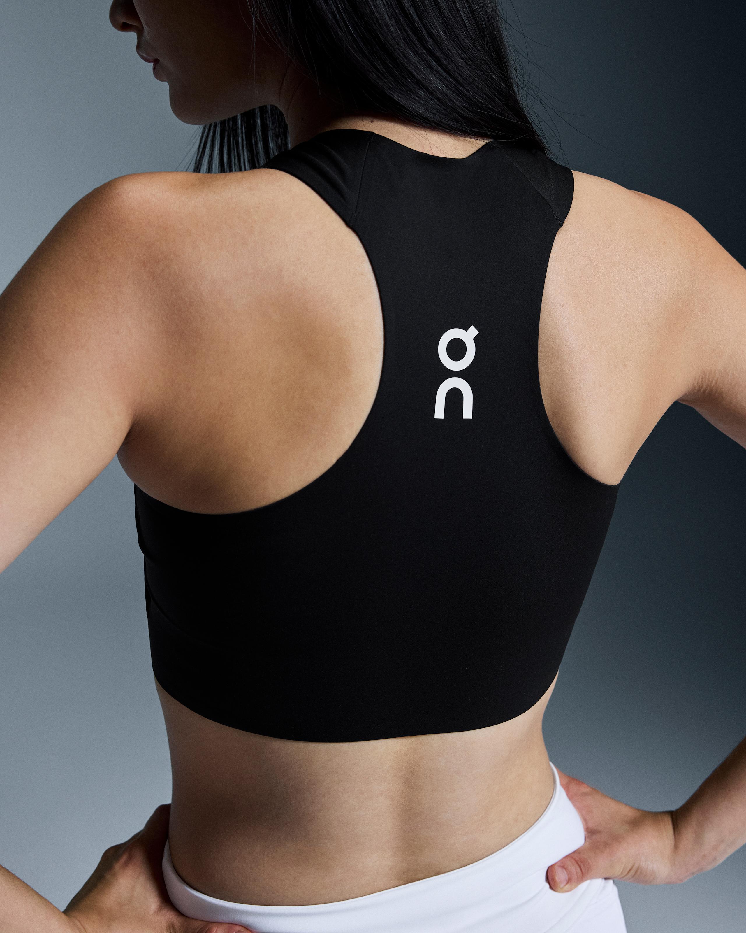Женский топ On Court Crop Top, Black — фото 4