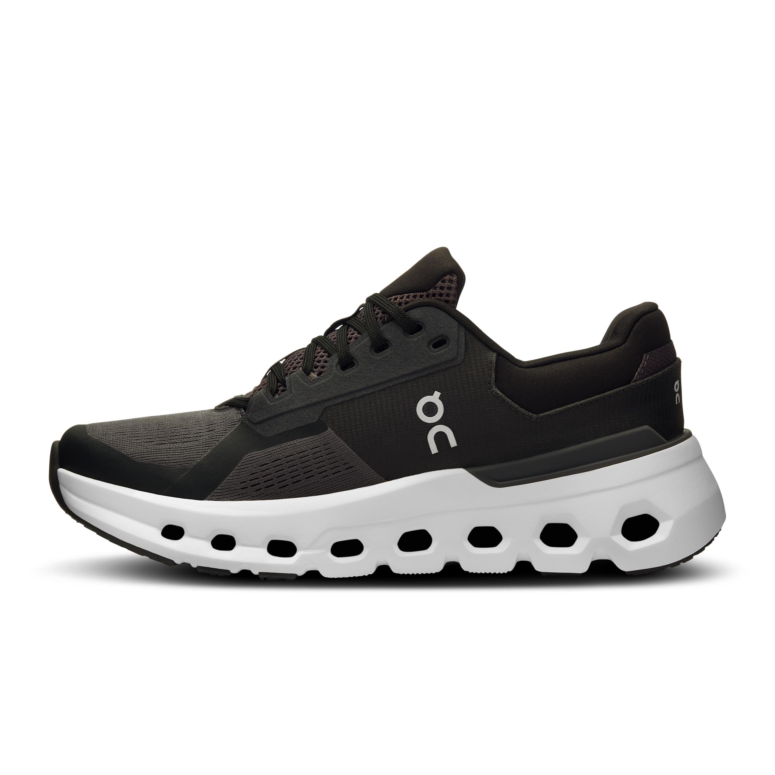 Кроссовки On Cloudrunner 2 Wide женские, графитовые с чёрным — фото 4