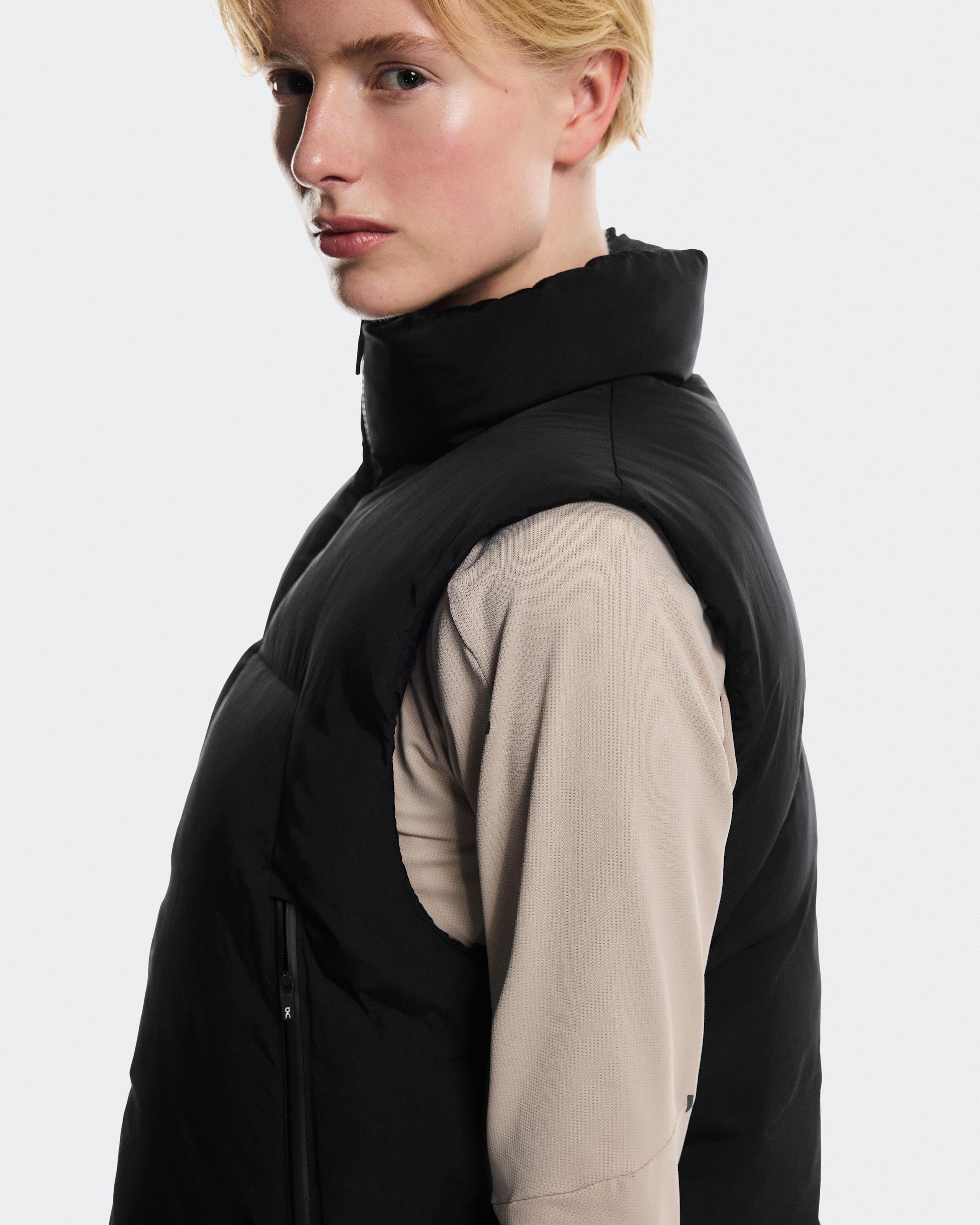 Женский утеплённый жилет All-Day Puffer Vest, чёрный — фото 7