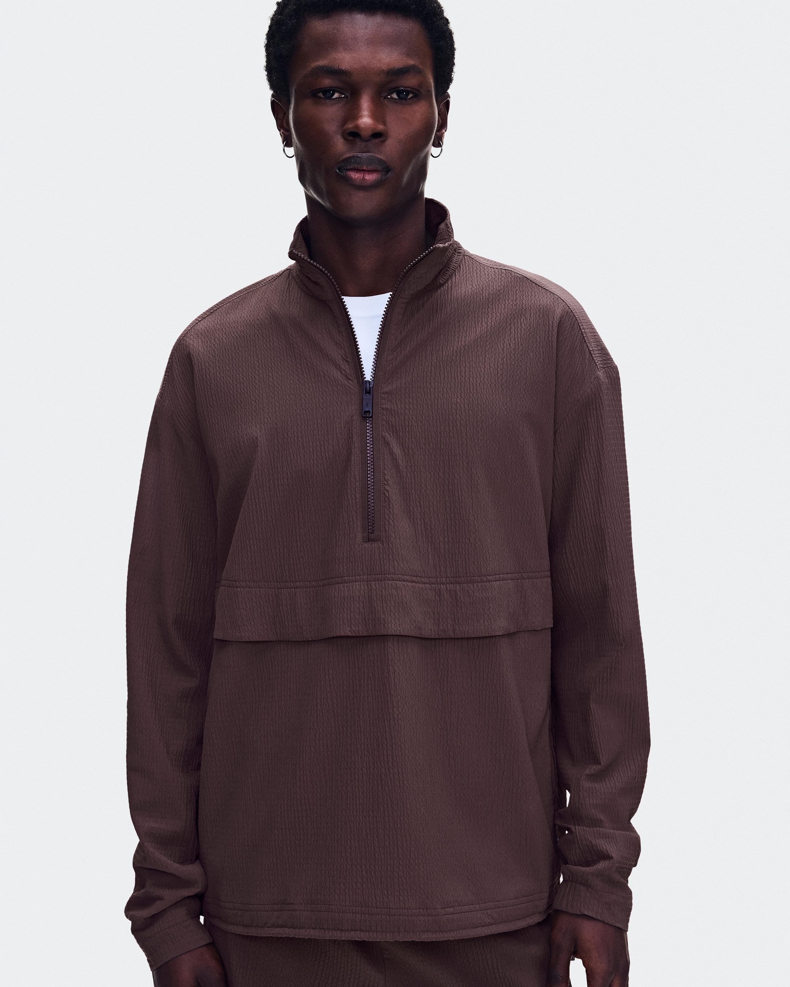 Мужская куртка On Courtside 1/2 Zip Eaze, Mulberry — фото 4