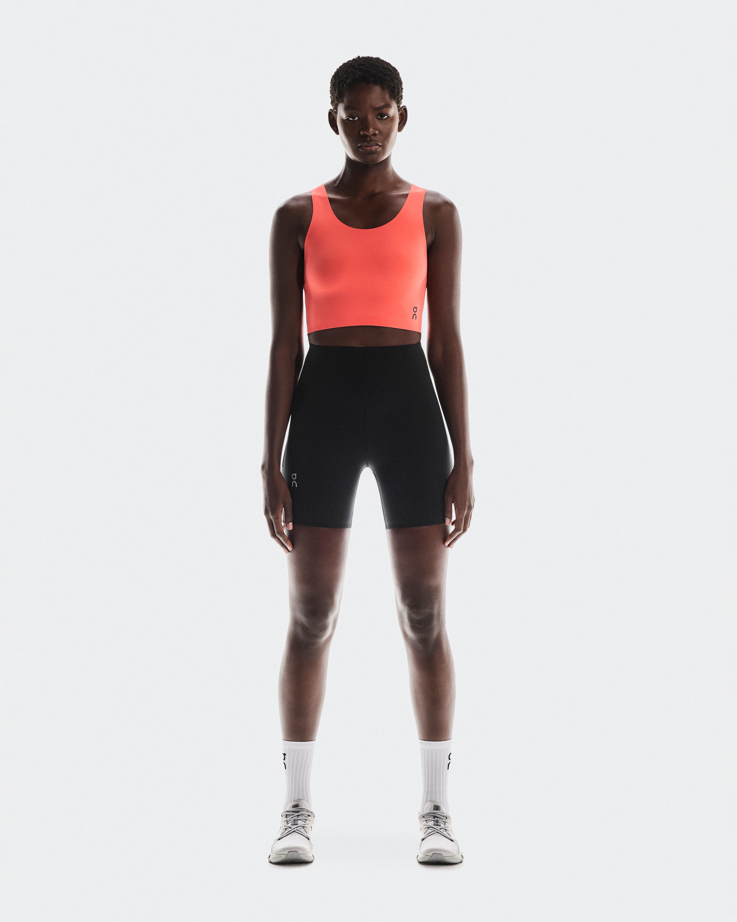 Studio Open Back Crop Coral