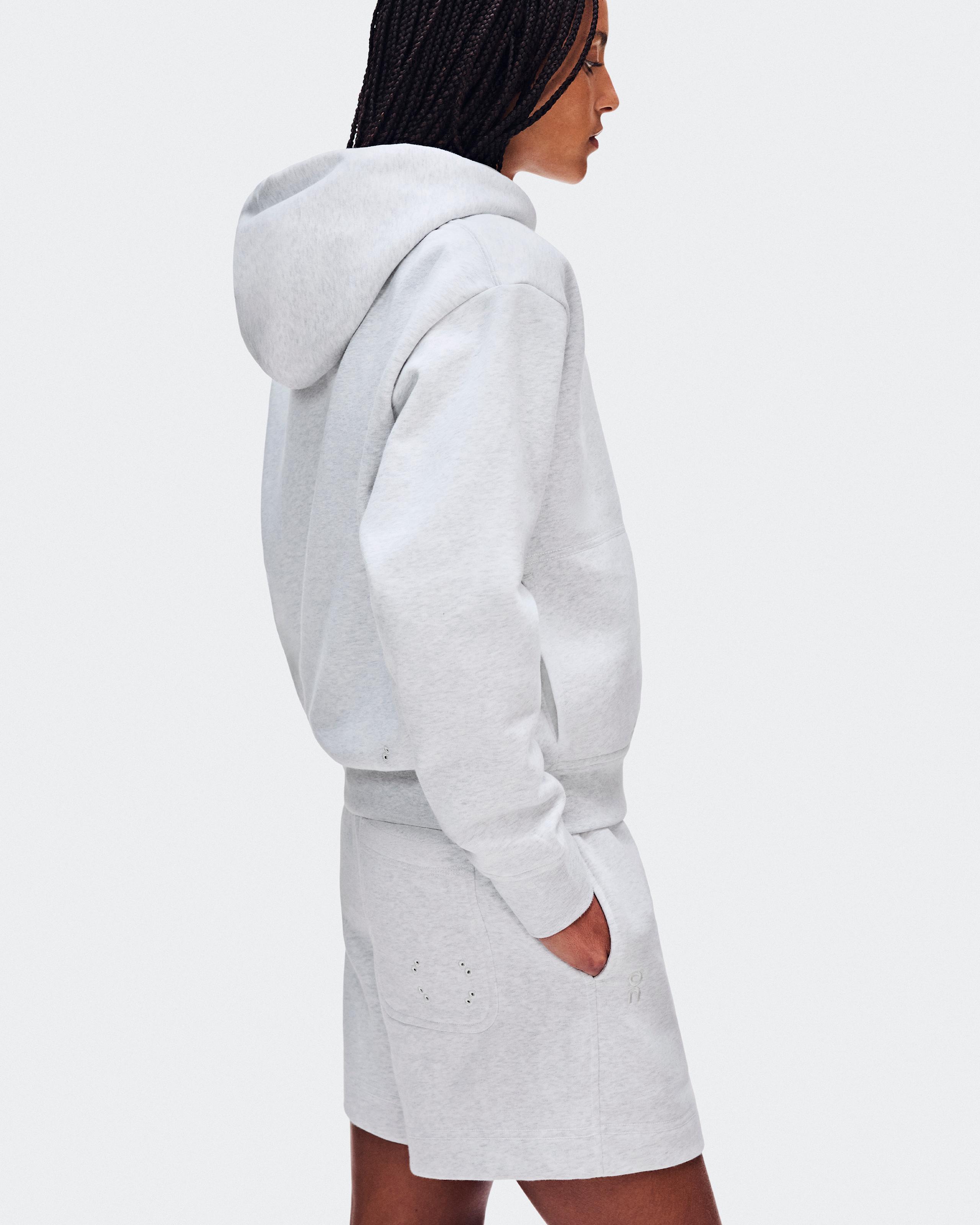 Женское худи On Club Collective Hoodie, серо-коричневый Crater — фото 7