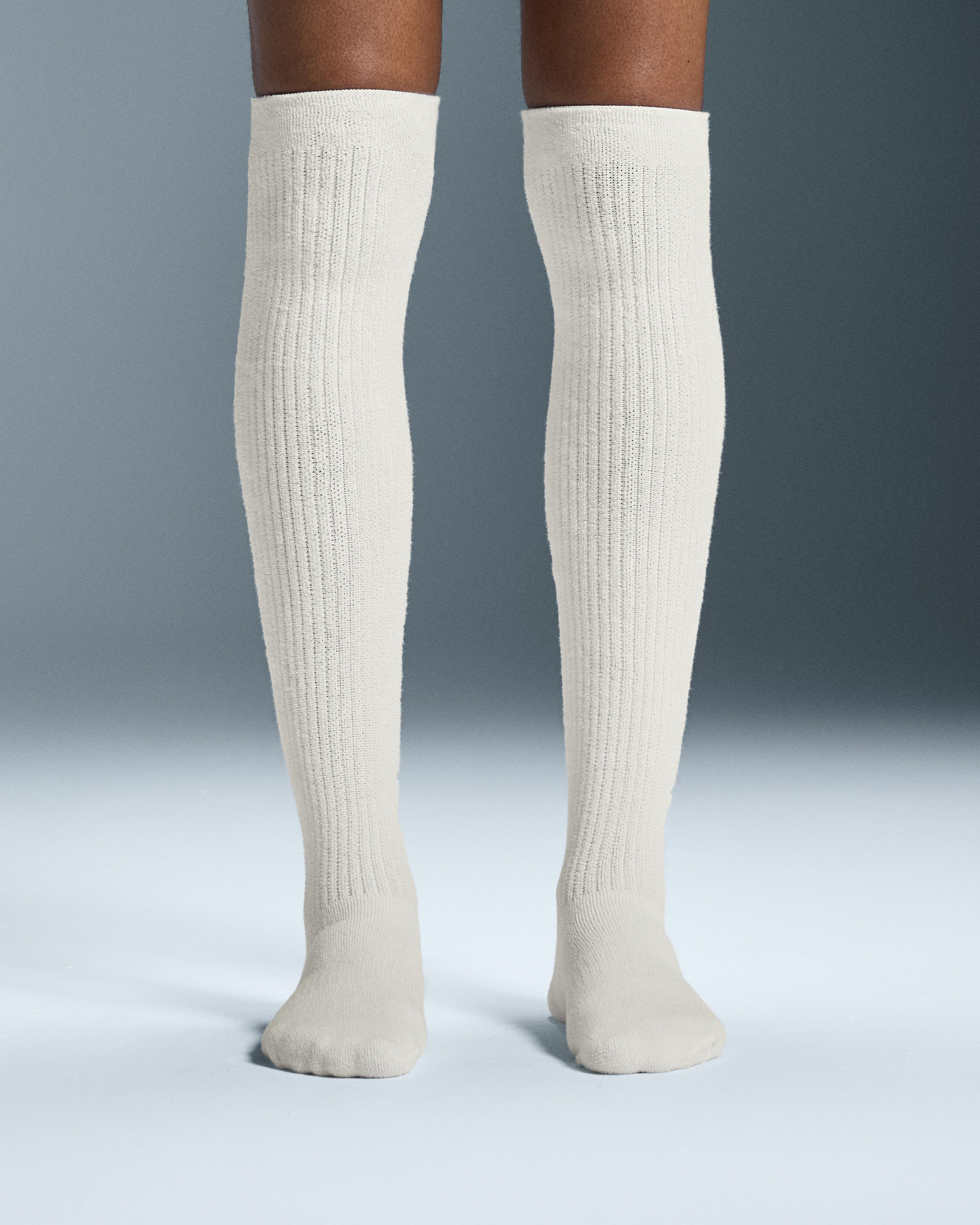 Terry Sock Knee High Ivory