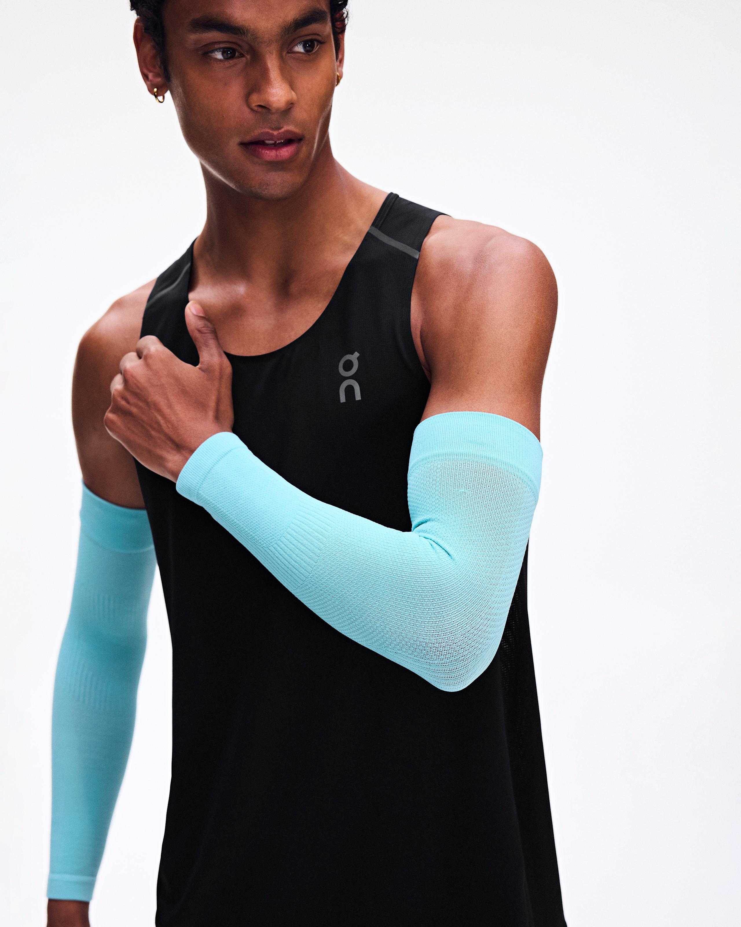 Беговые рукава Performance Arm Sleeves выбеленный серый — фото 7