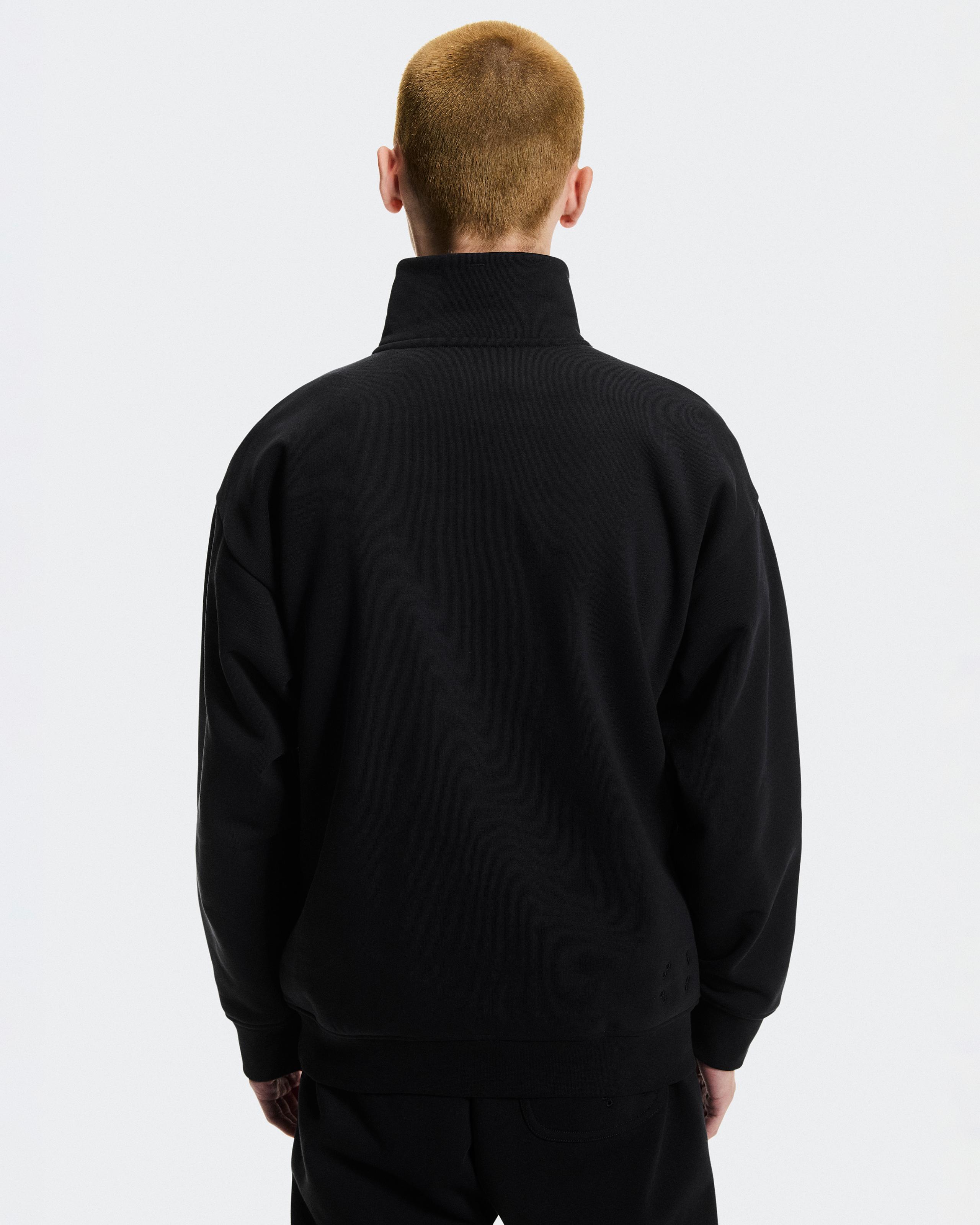 Мужская кофта на молнии On Club Collective 1/4 Zip, Black — фото 4