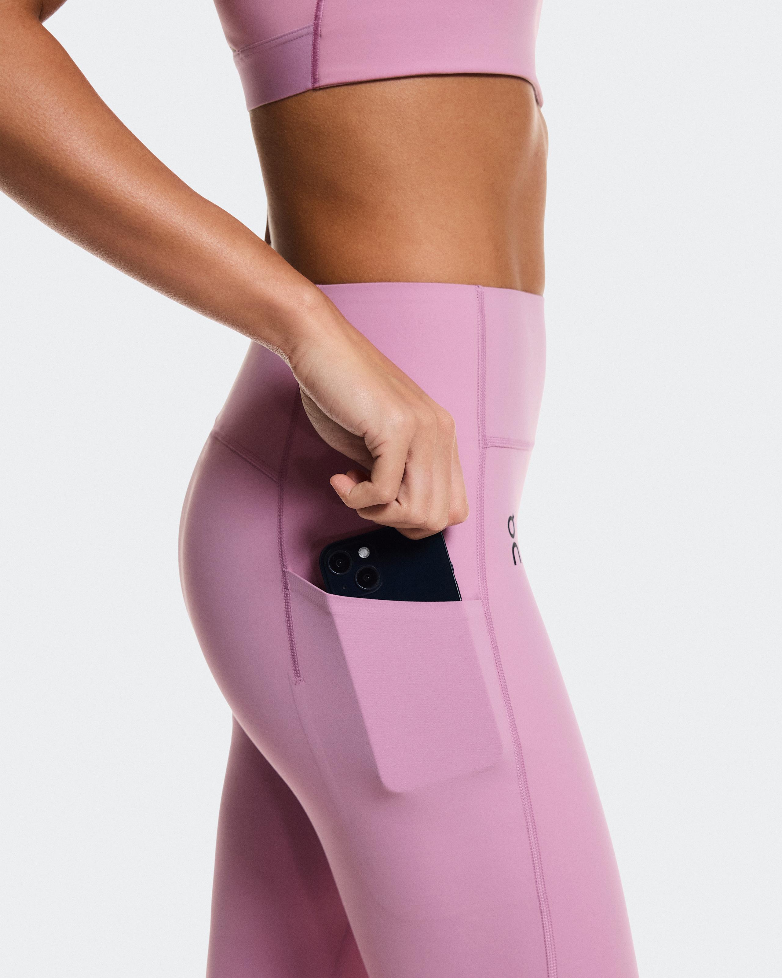 Женские леггинсы On Studio Flared Leggings 30", Sakura — фото 6
