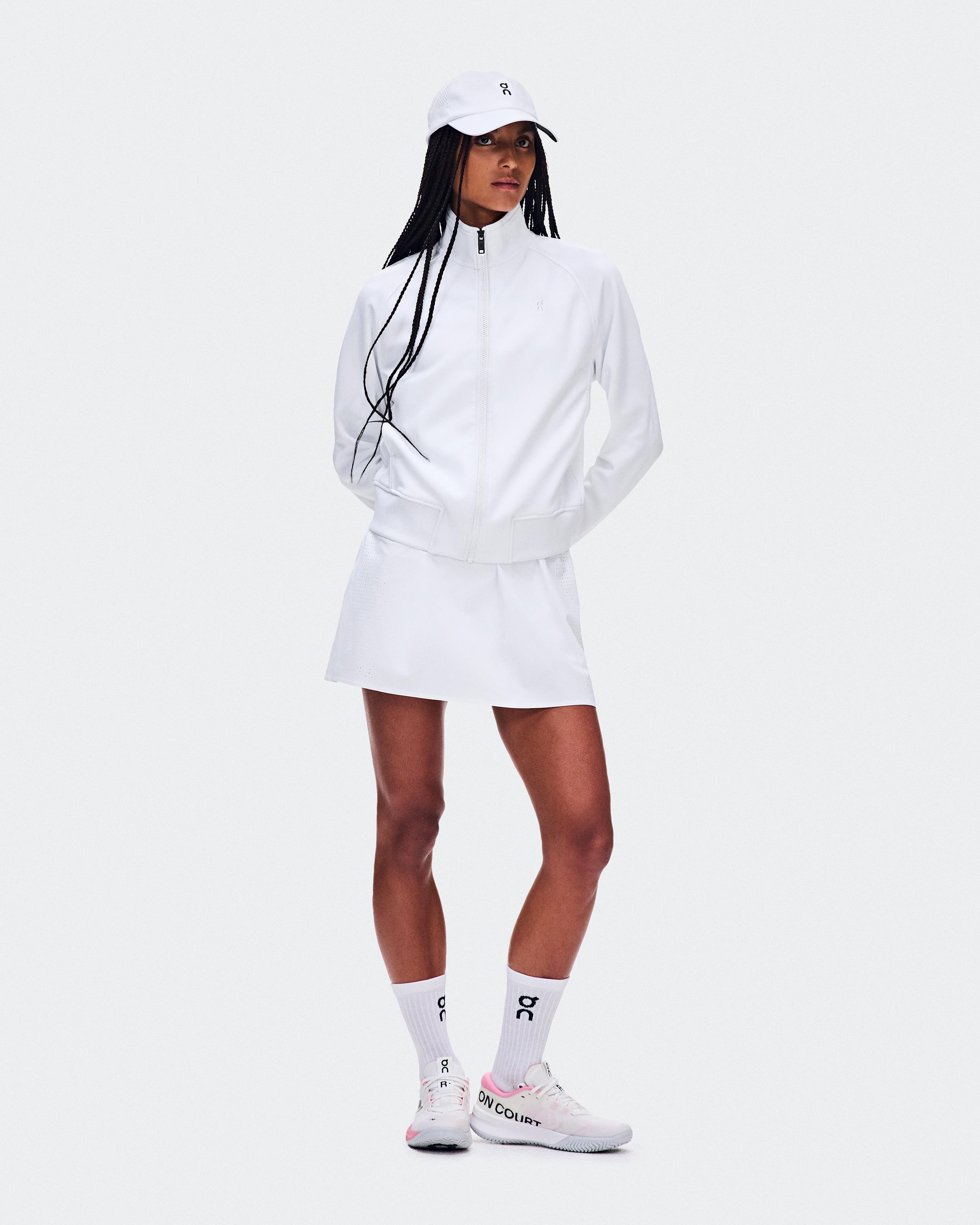 Courtside Full Zip LDN White