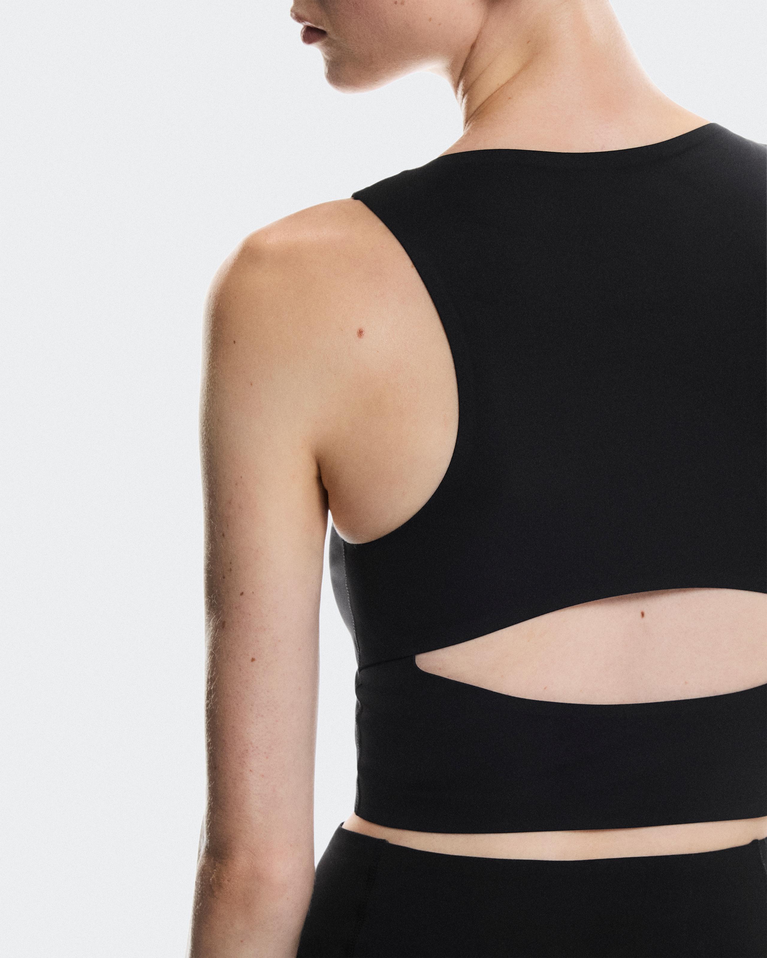 Женский топ On Studio Open Back Crop, Black — фото 5