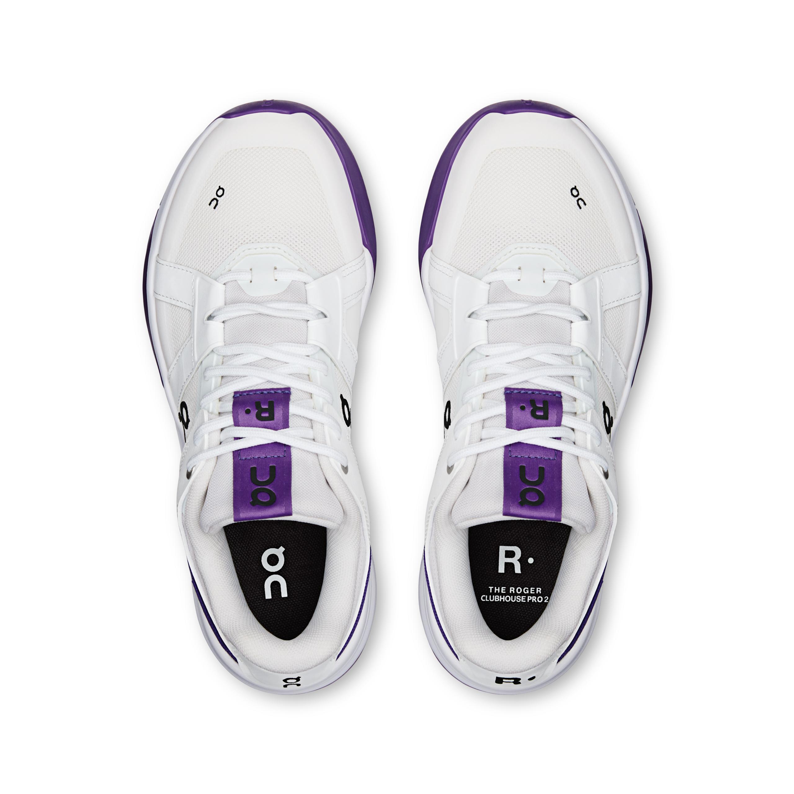 Кроссовки On THE ROGER Clubhouse Pro 2, White / Amethyst — фото 2