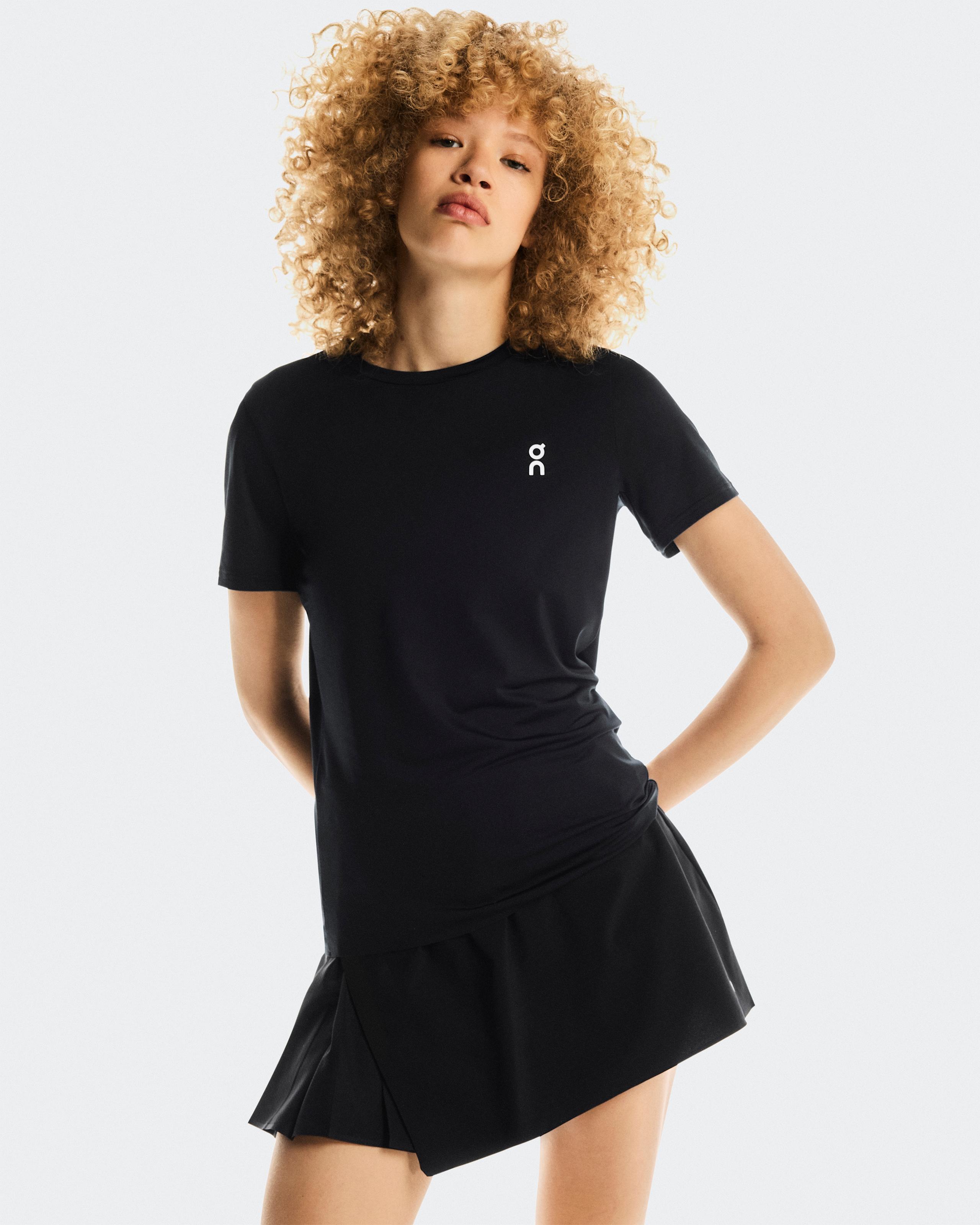 Женская юбка On Court Skirt Side Pleat, Black — фото 3