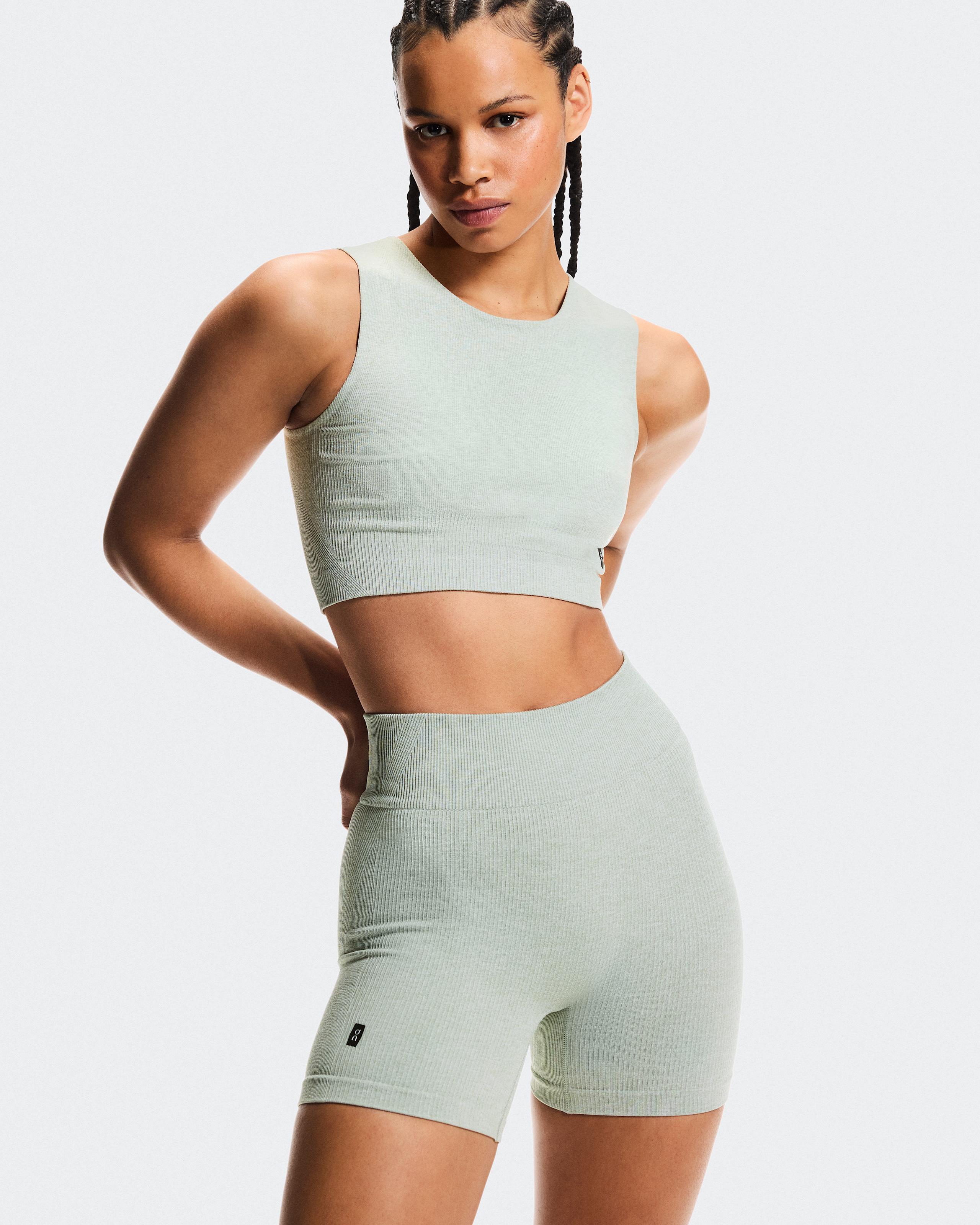 Женские шорты On Studio Knit Shorts, Mineral Heather — фото 3