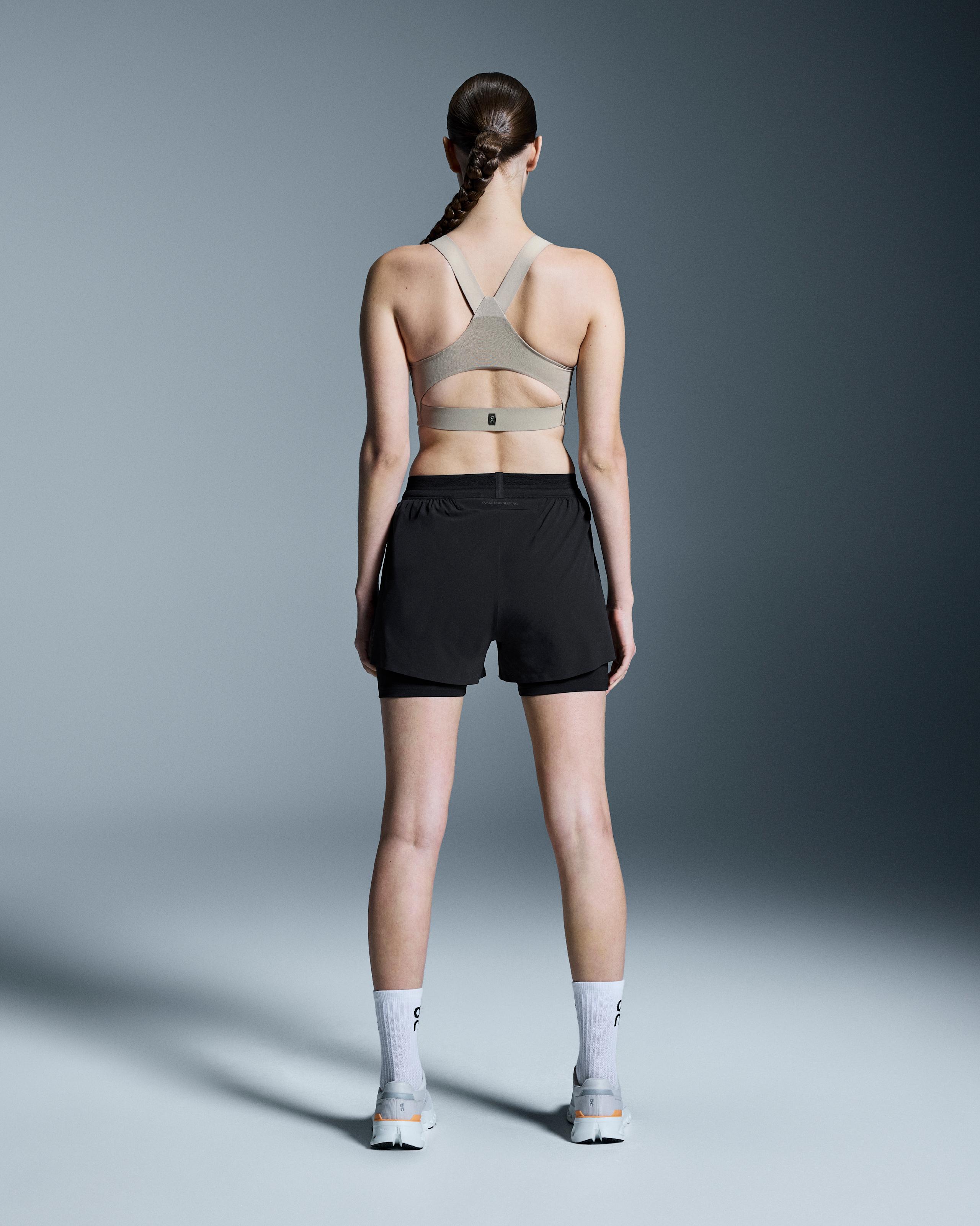 Женские шорты 3" Performance 2/1 Shorts, цвет чёрный (Black) — фото 2