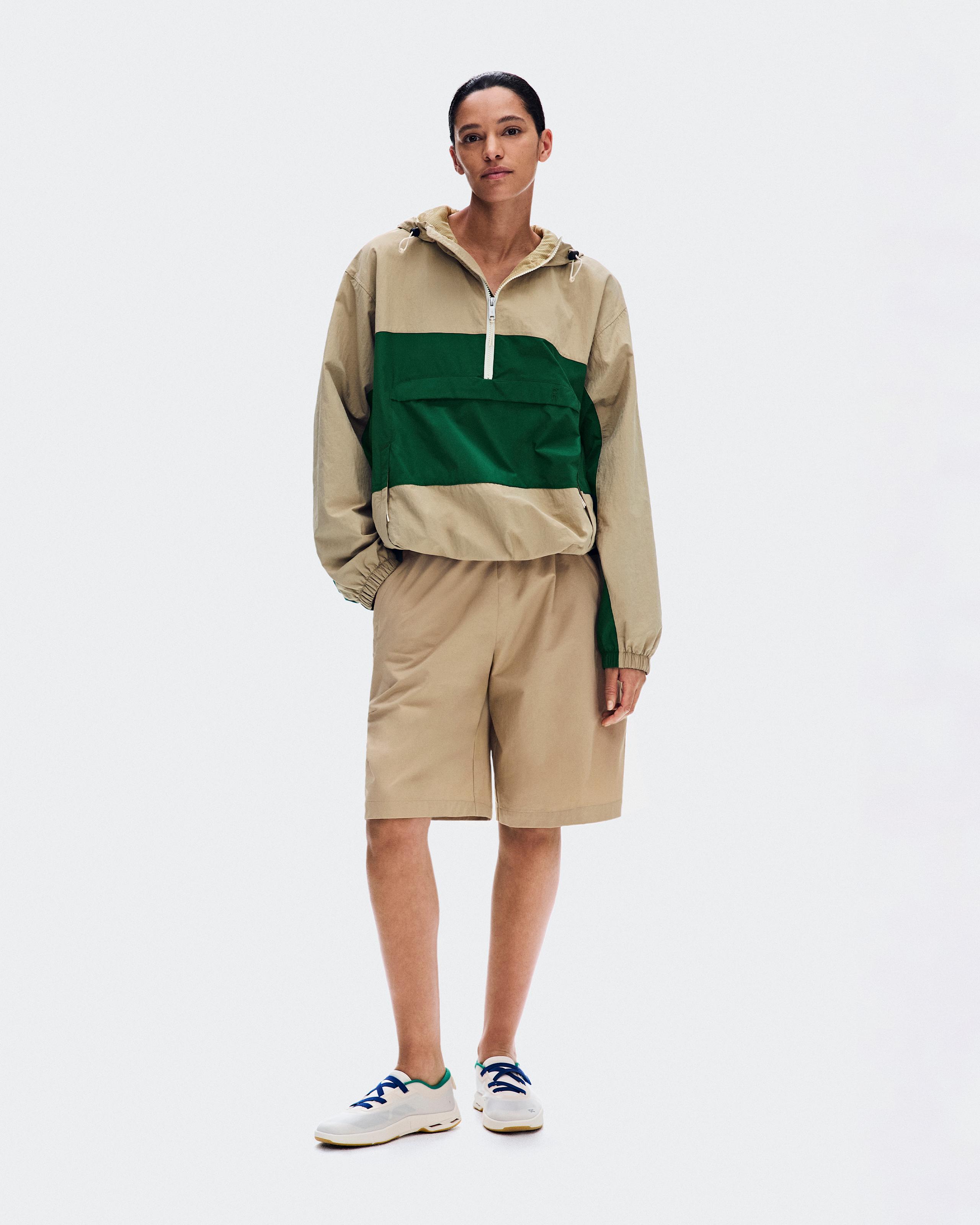 Half-Zip Anorak Kasha