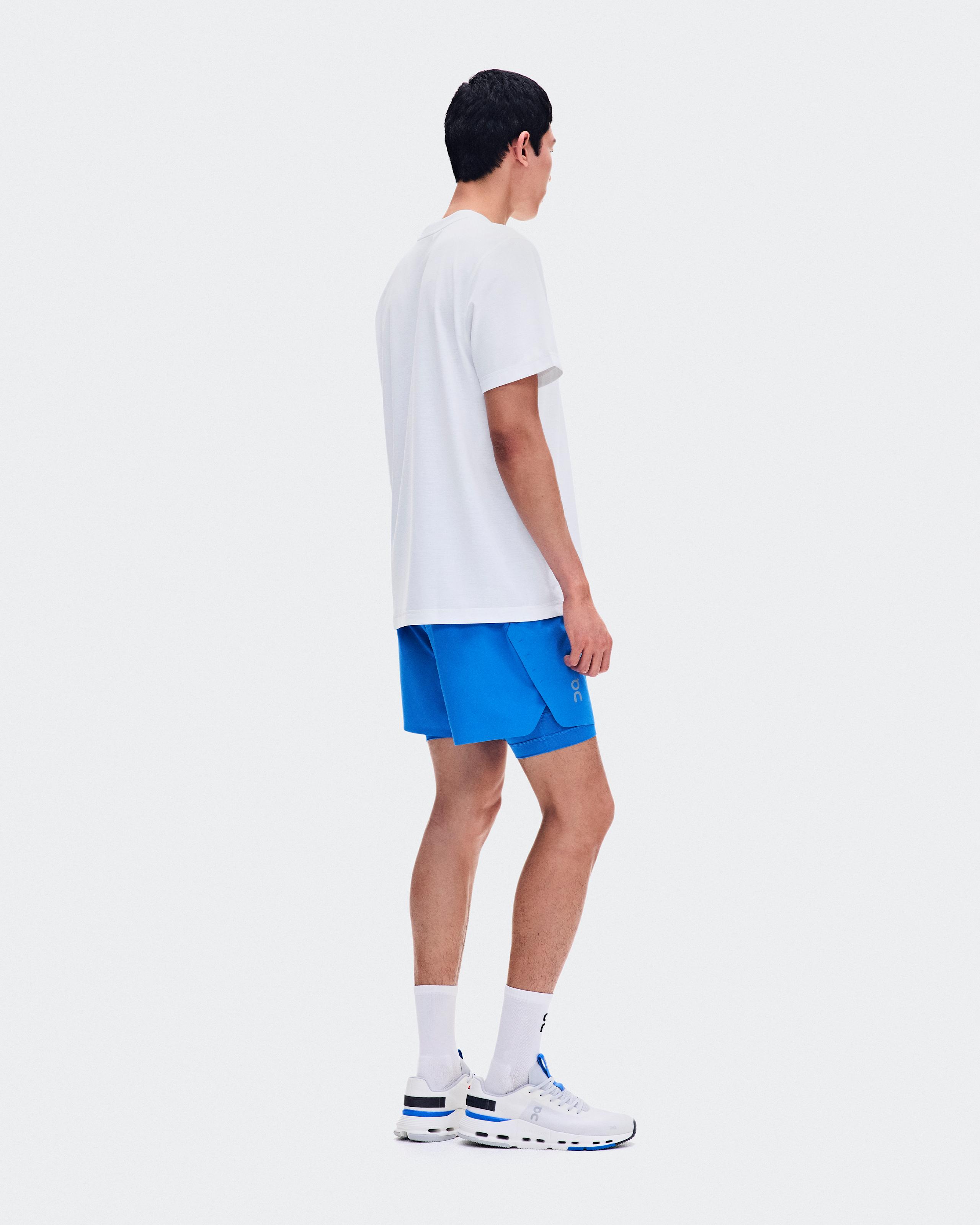 Мужские шорты Train 2-in-1 Shorts (сойково-синий) — фото 3