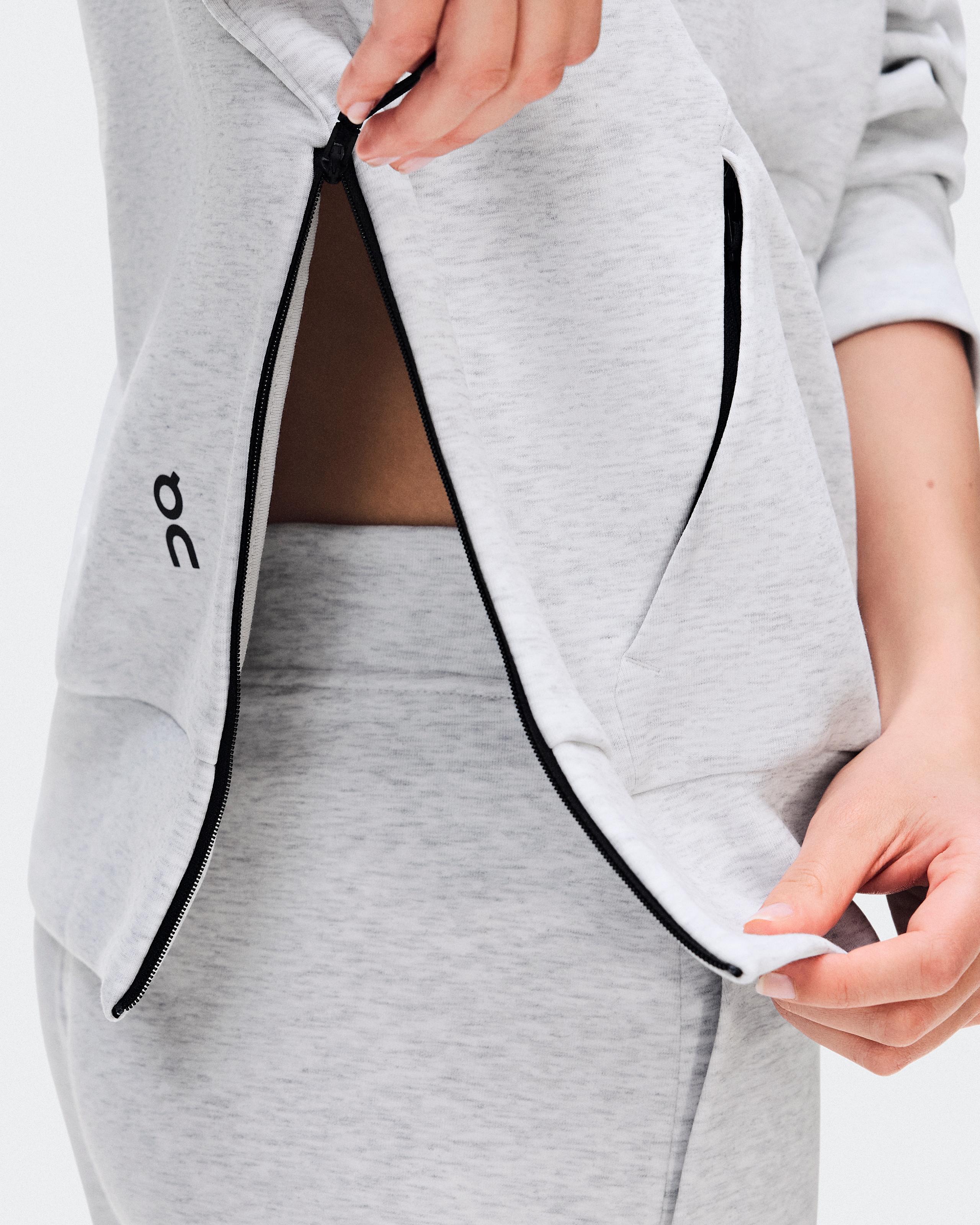 Худи On Focus Tech Hoodie женское, серо-коричневый (Crater) — фото 5