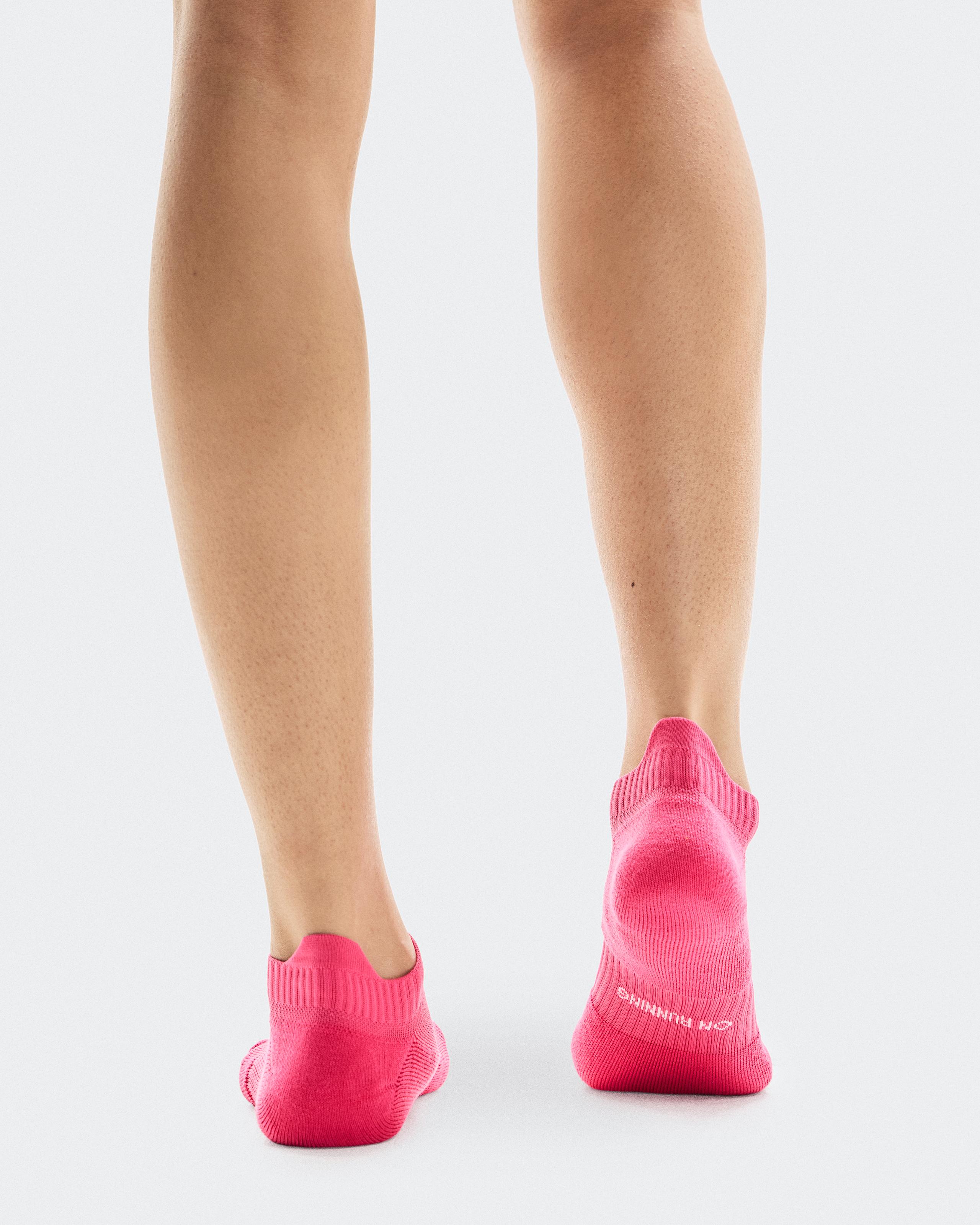 Носки Core Run Sock Low 2P, огненно-оранжевый/розовый — фото 3