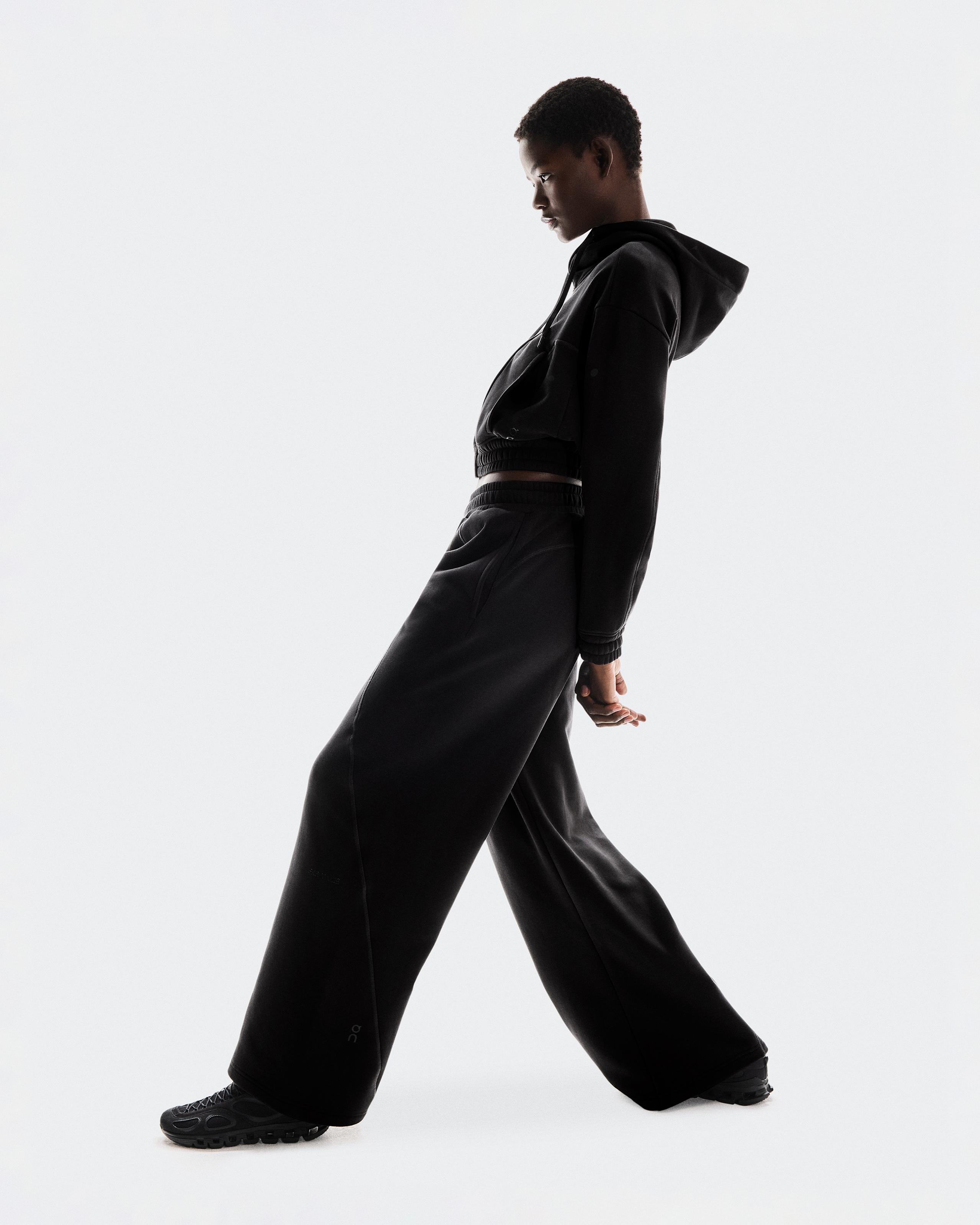 Женские брюки On Club Loose Pants FKA, Black — фото 3