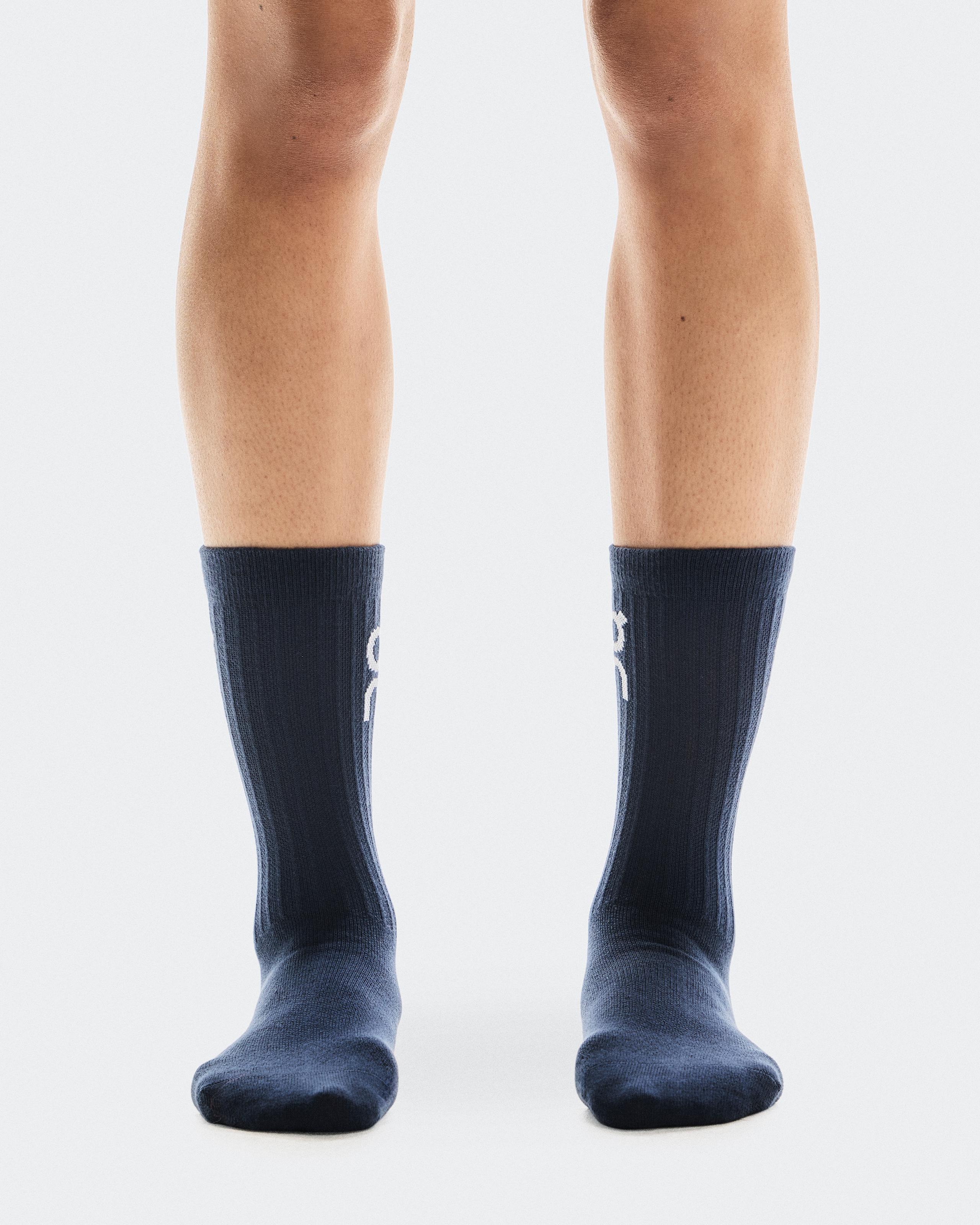 Logo Sock High 3P Navy