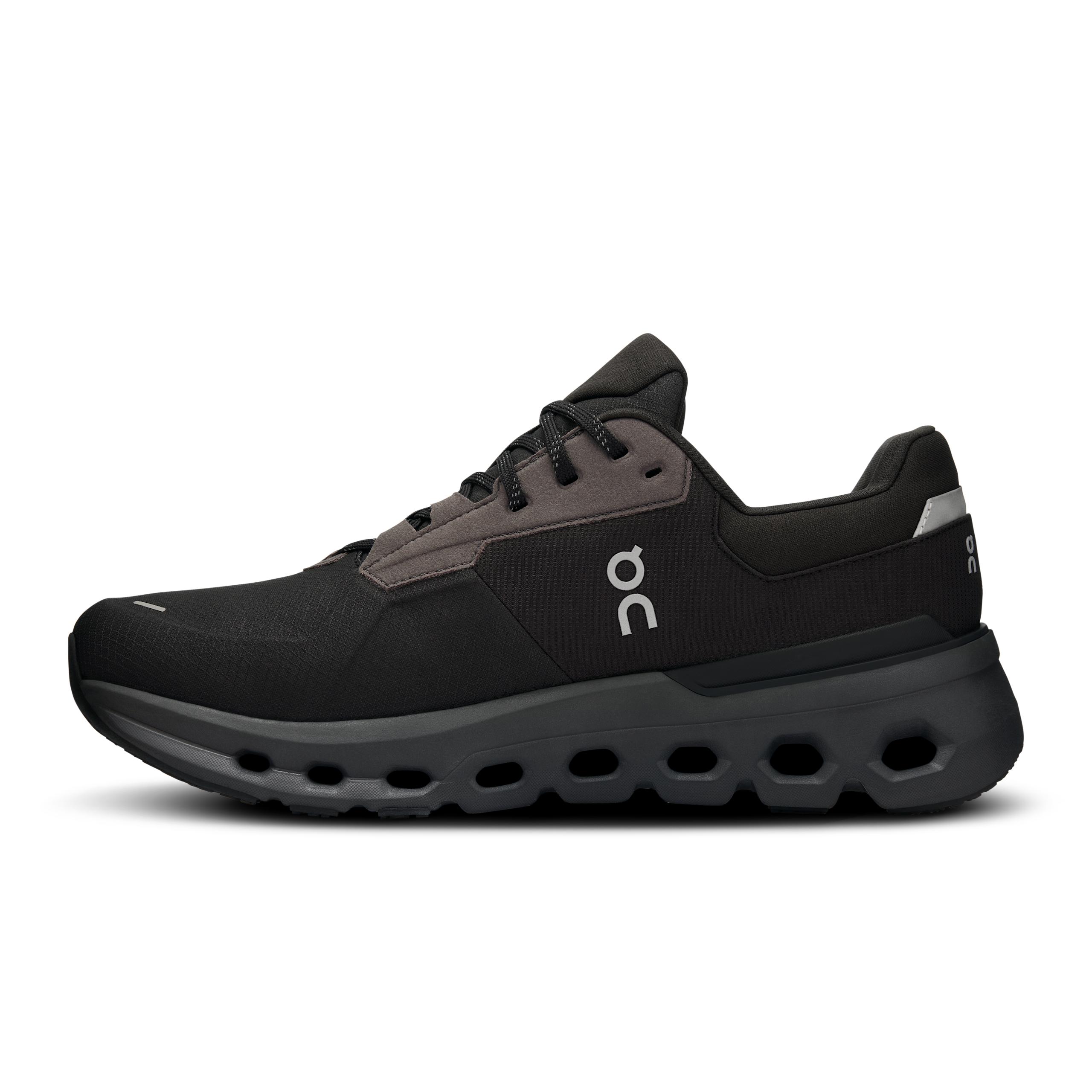Кроссовки On Cloudrunner 2 Waterproof мужские, тёмно-серые с чёрным — фото 4