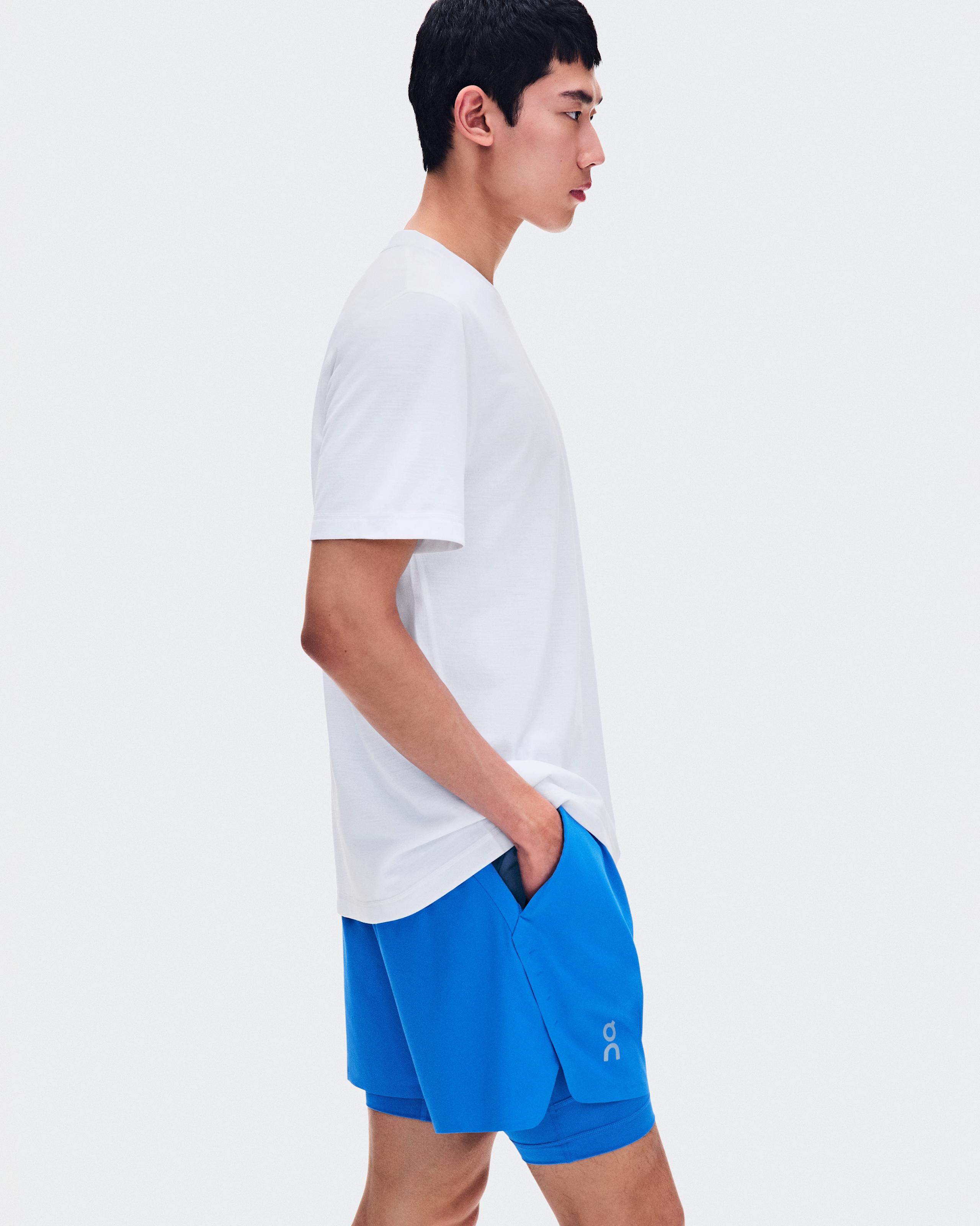 Мужские шорты Train 2-in-1 Shorts (сойково-синий) — фото 6
