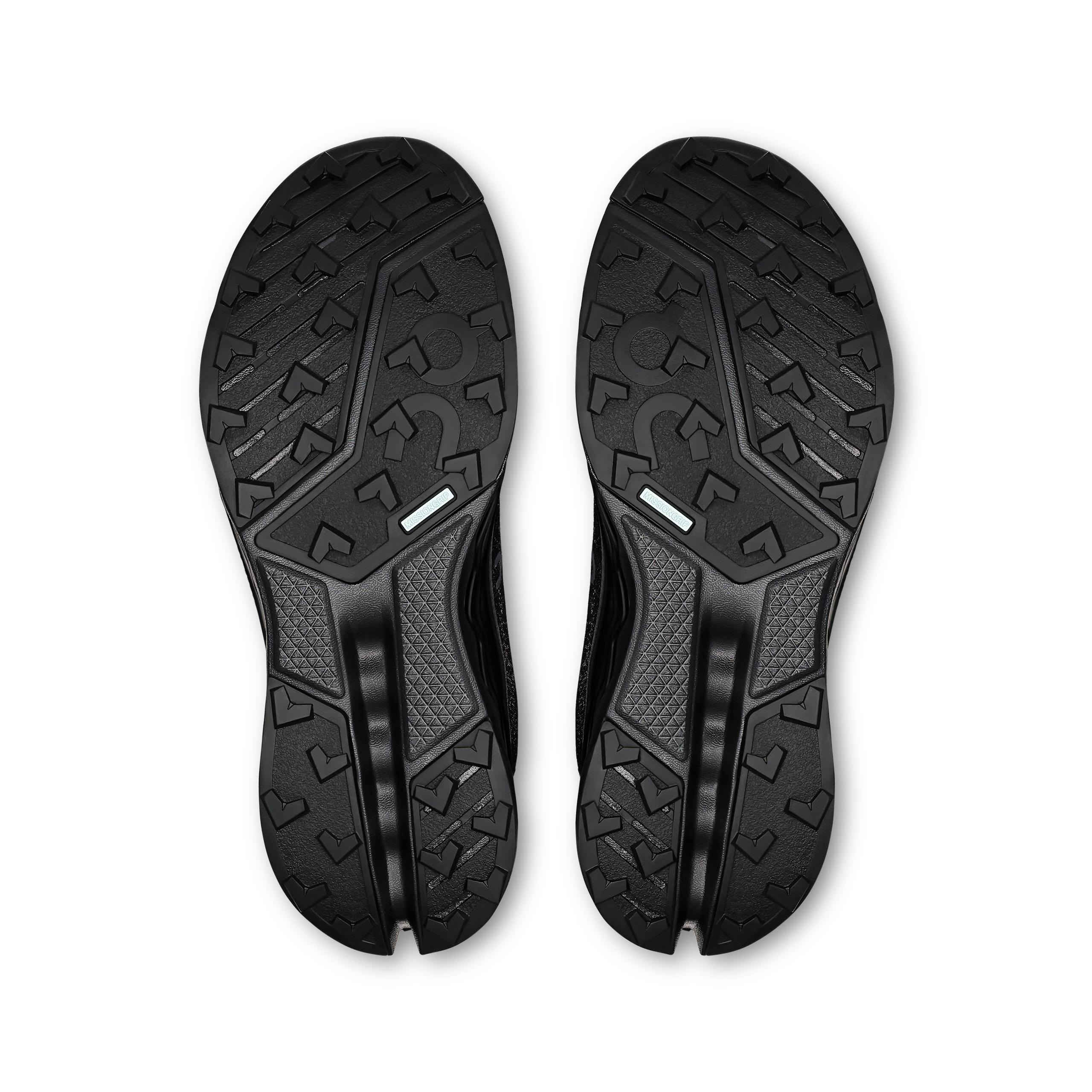 Женские кроссовки On Cloudsurfer Trail 2 Waterproof, Black / Black — фото 3