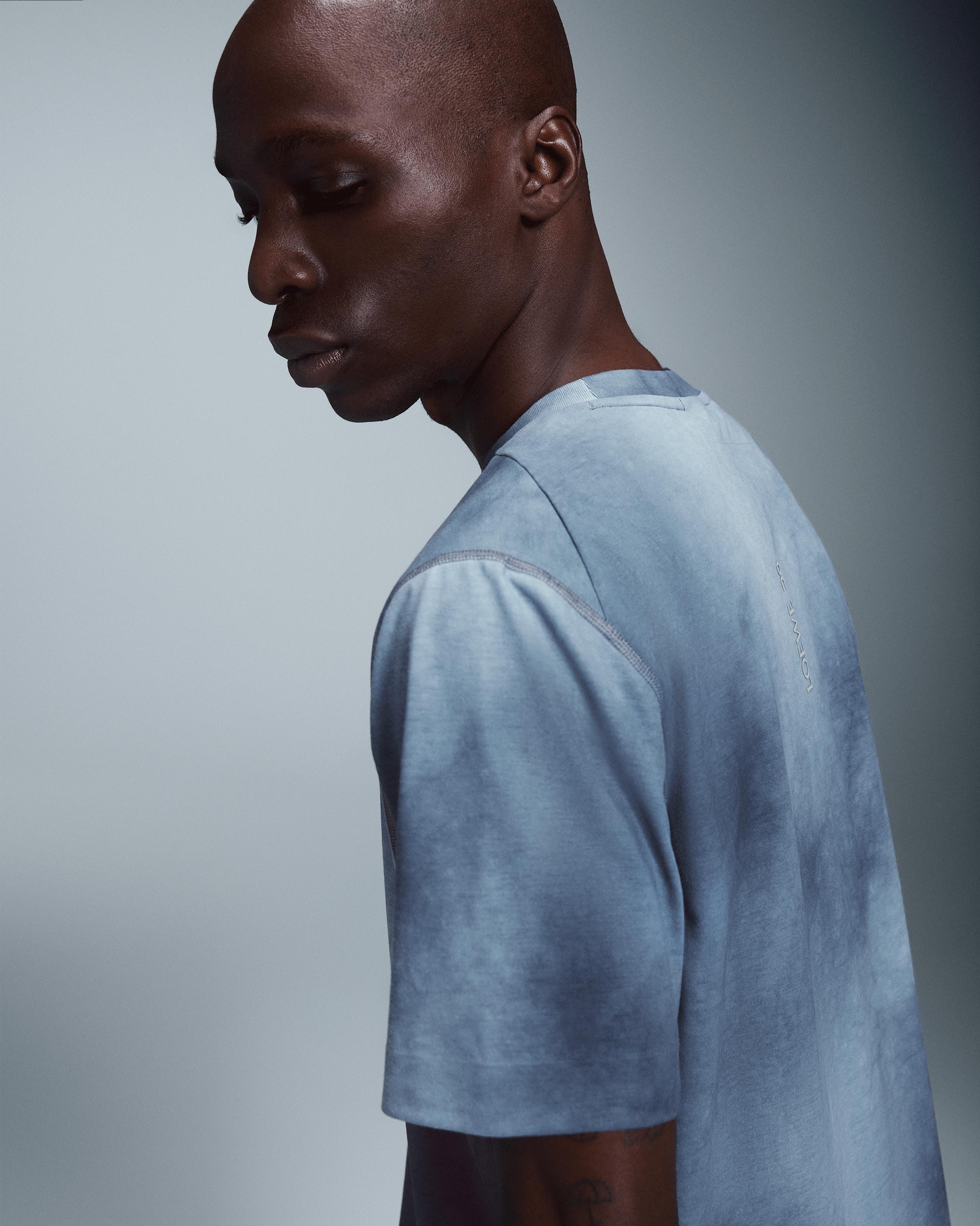 Футболка мужская On Active T-Shirt LOEWE, цвет синий мультиколор (Blue / Multicolor) — фото 6