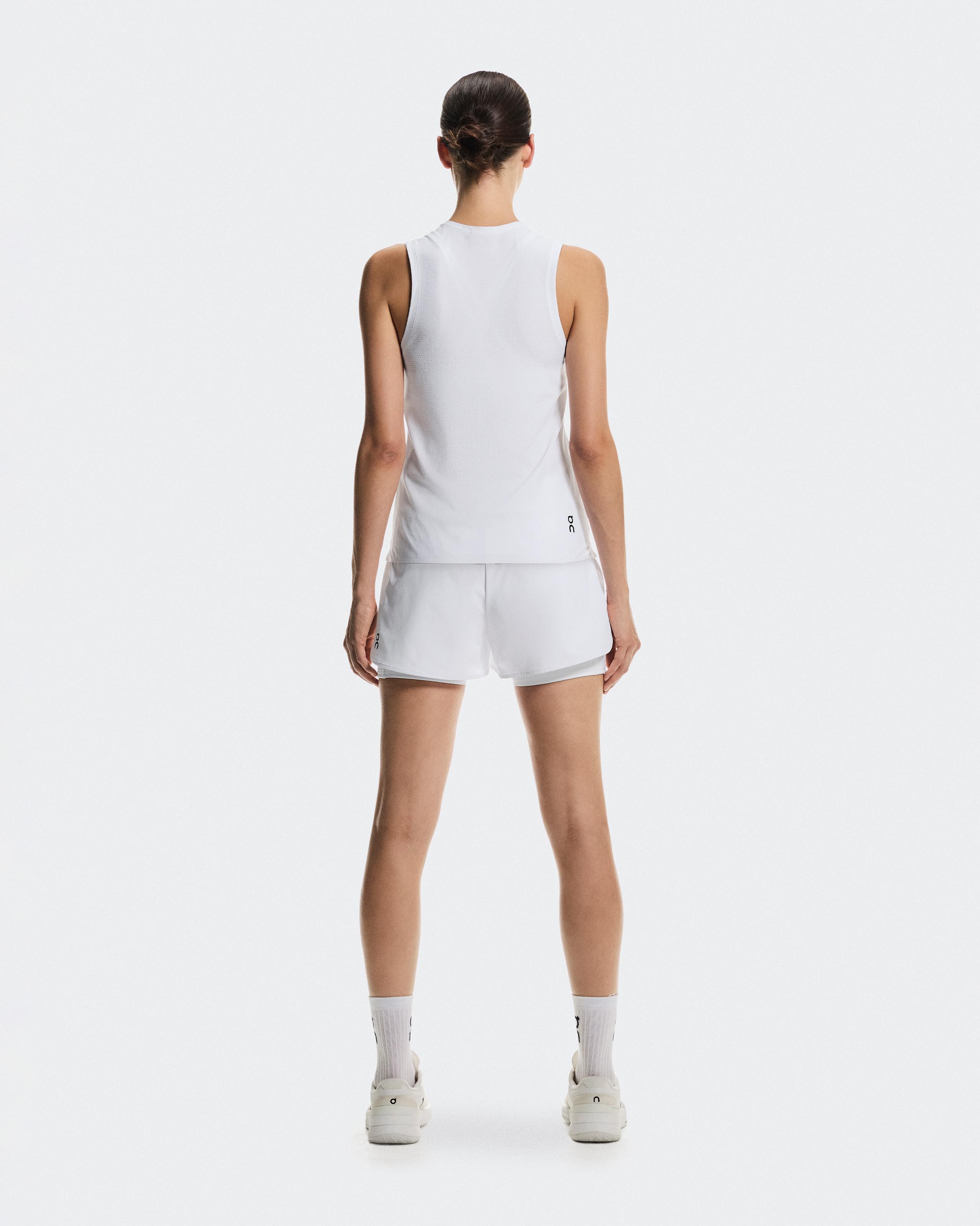 Женские шорты 3" Court Shorts 2-in-1, цвет белый (White) — фото 2