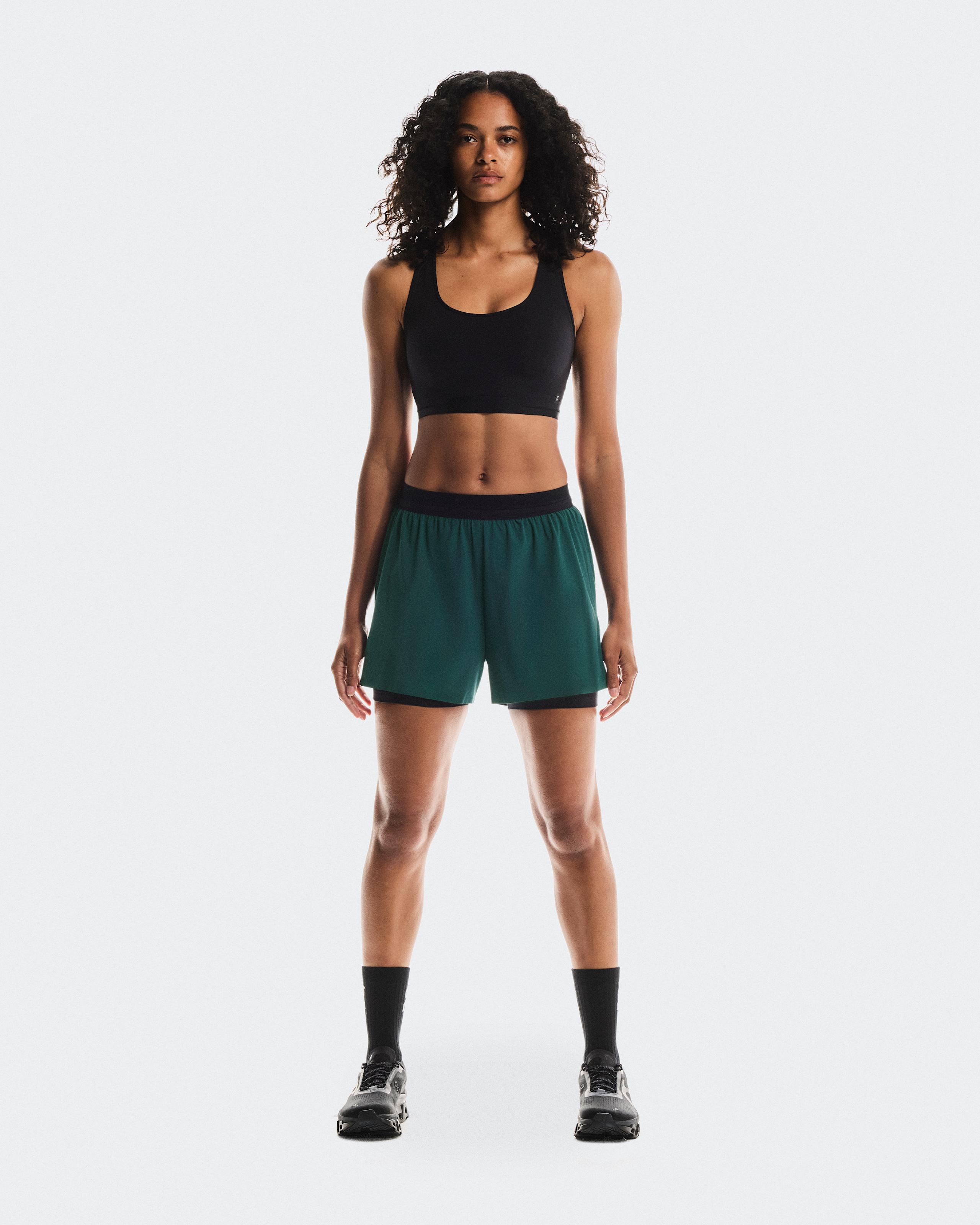 3" Performance 2/1 Shorts Spirulina | Black