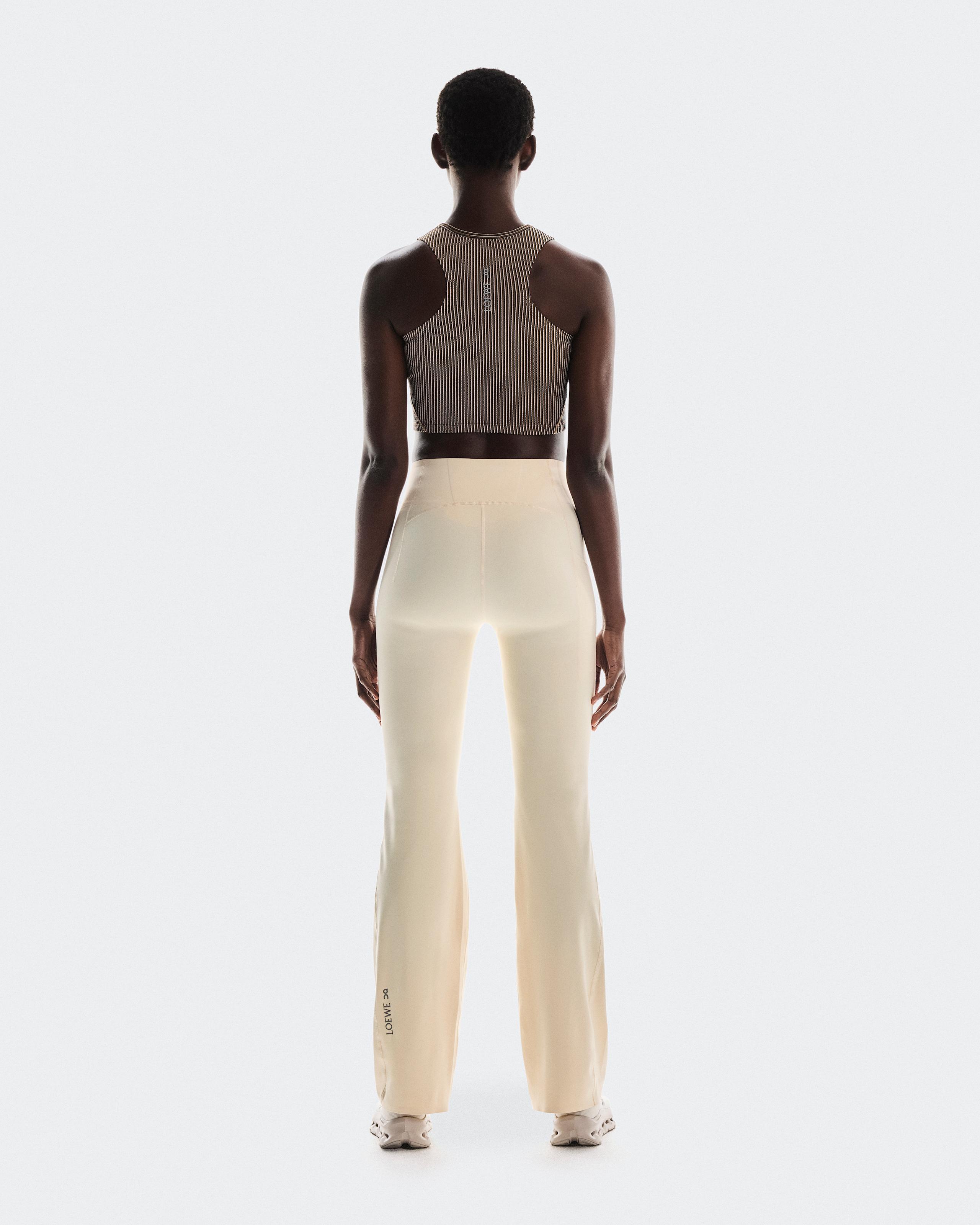 Женский топ On Ribbed Tank Top LOEWE, Brown / Pink — фото 2