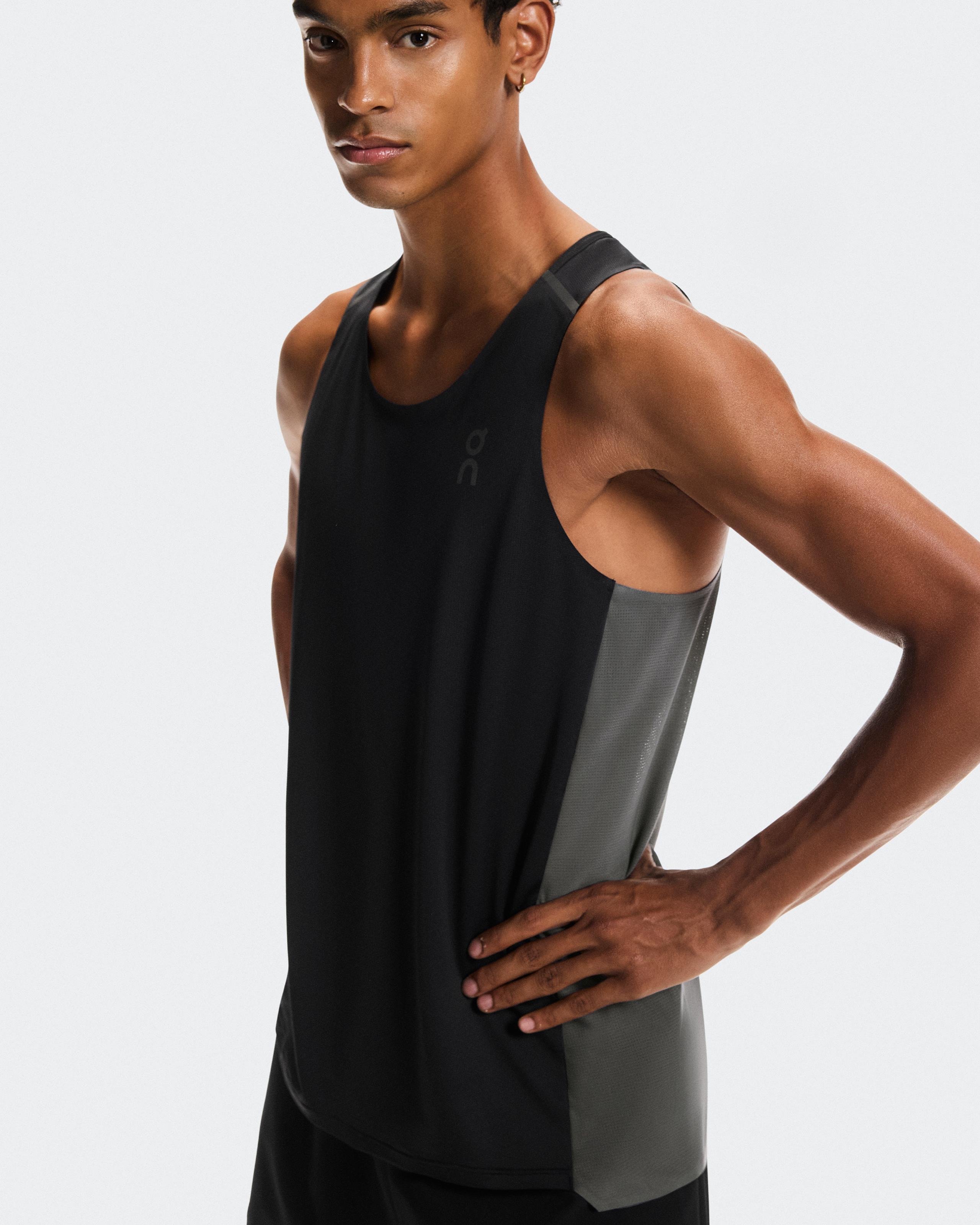 Мужская майка On Performance Tank, Black / Eclipse — фото 7